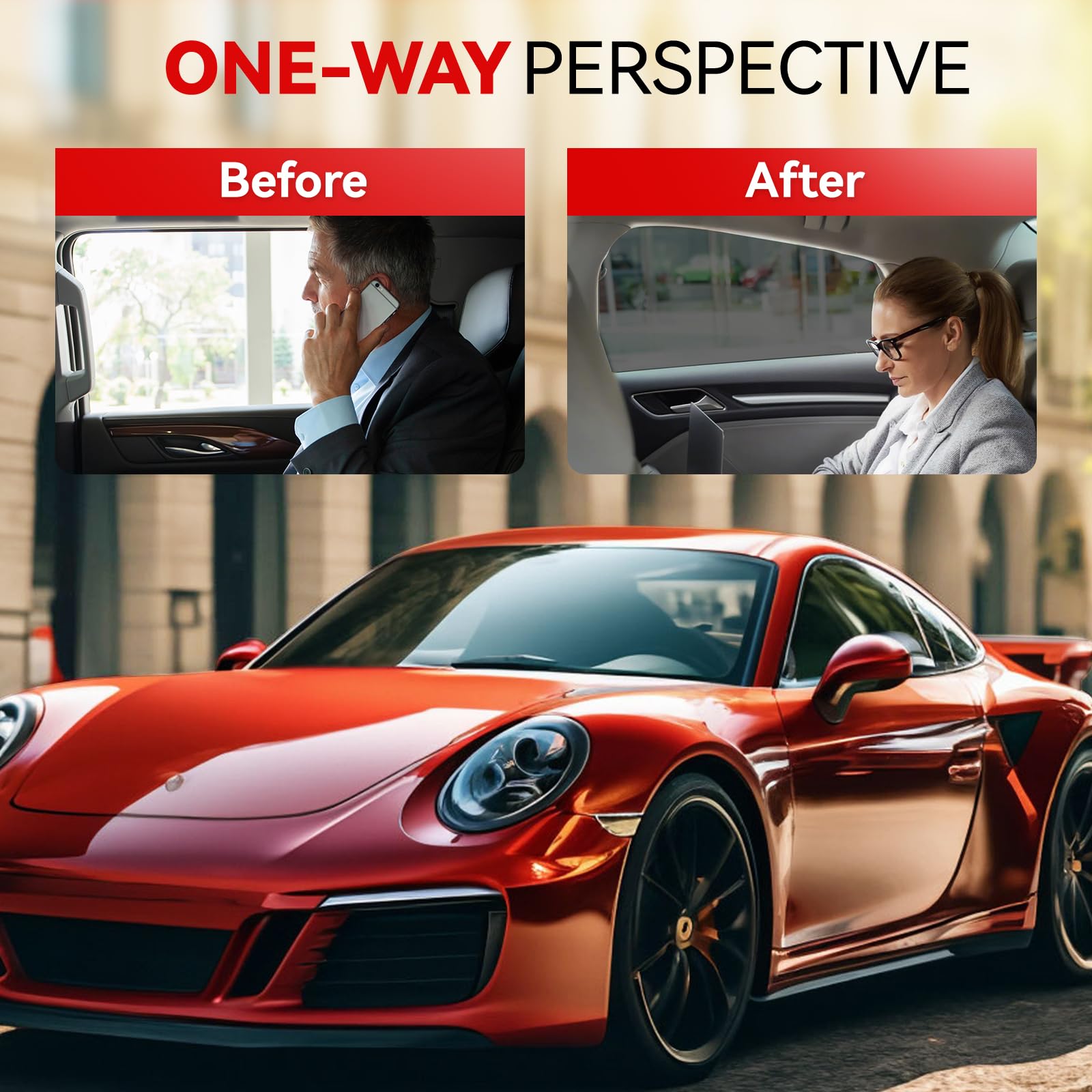 Iaqwe Ceramic Car Window Tint With 20% Percent Vlt 24 '' In X 15 'Ft Privacy Window Tint For Car Blocks Uv Ir Rays, Heat & Glare