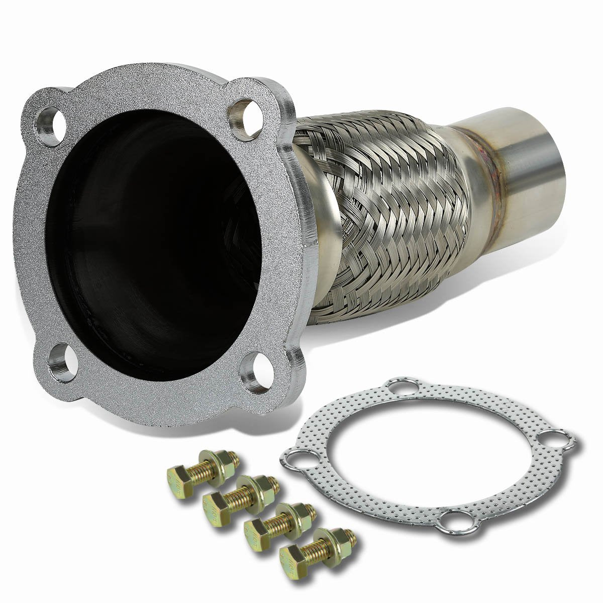 DNA MOTORING FXP-VWJETTA00 Flex Pipe Connector for 00-05 VW Beetle/Golf/Jetta, Stainless Steel