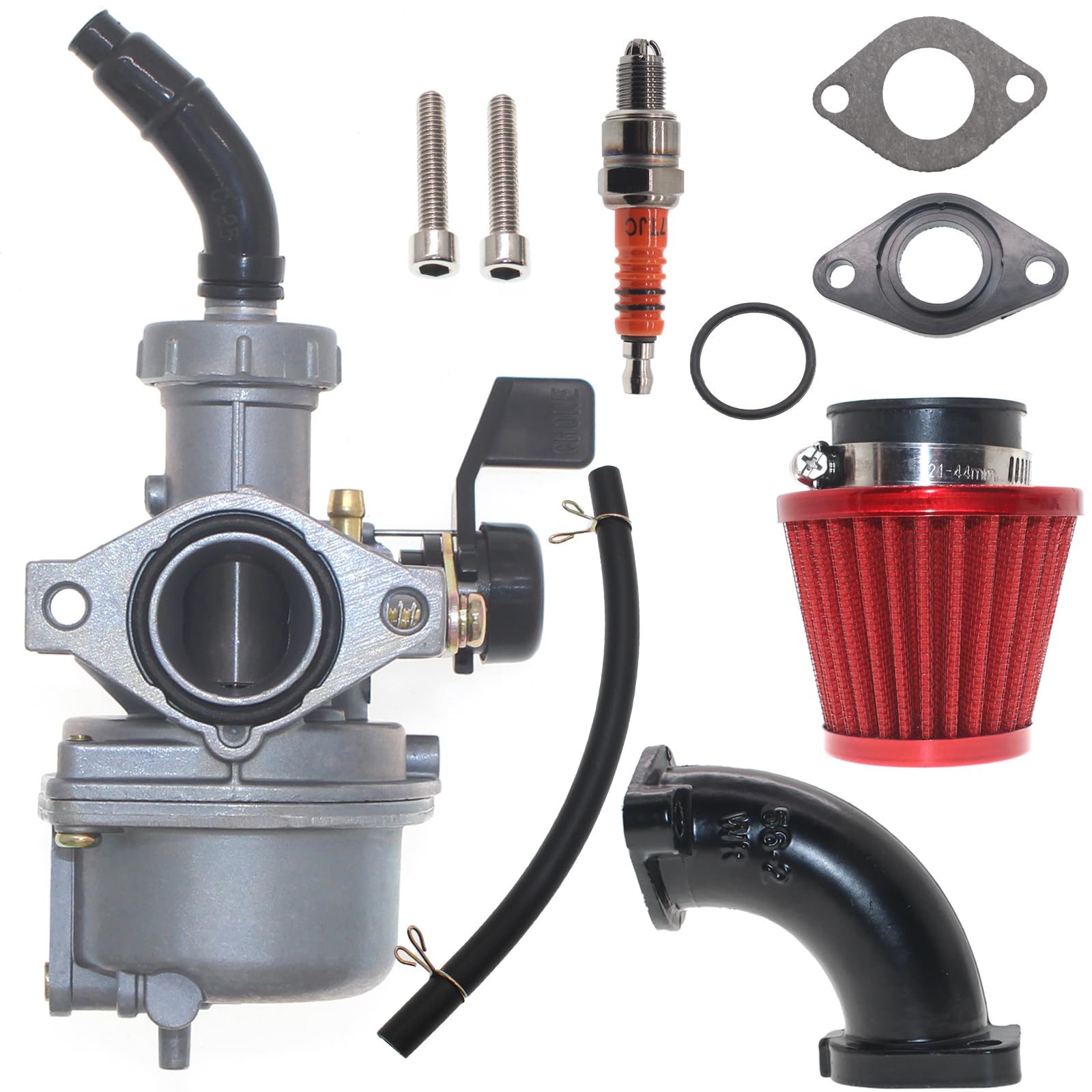 PZ22 Carburetor 22mm Carb For SSR 125cc 110cc CRF50cc TaoTao Coolster Apollo 125cc 110cc 70cc 50cc Tao DB14 DB24 ATV Pit Dirt Bi