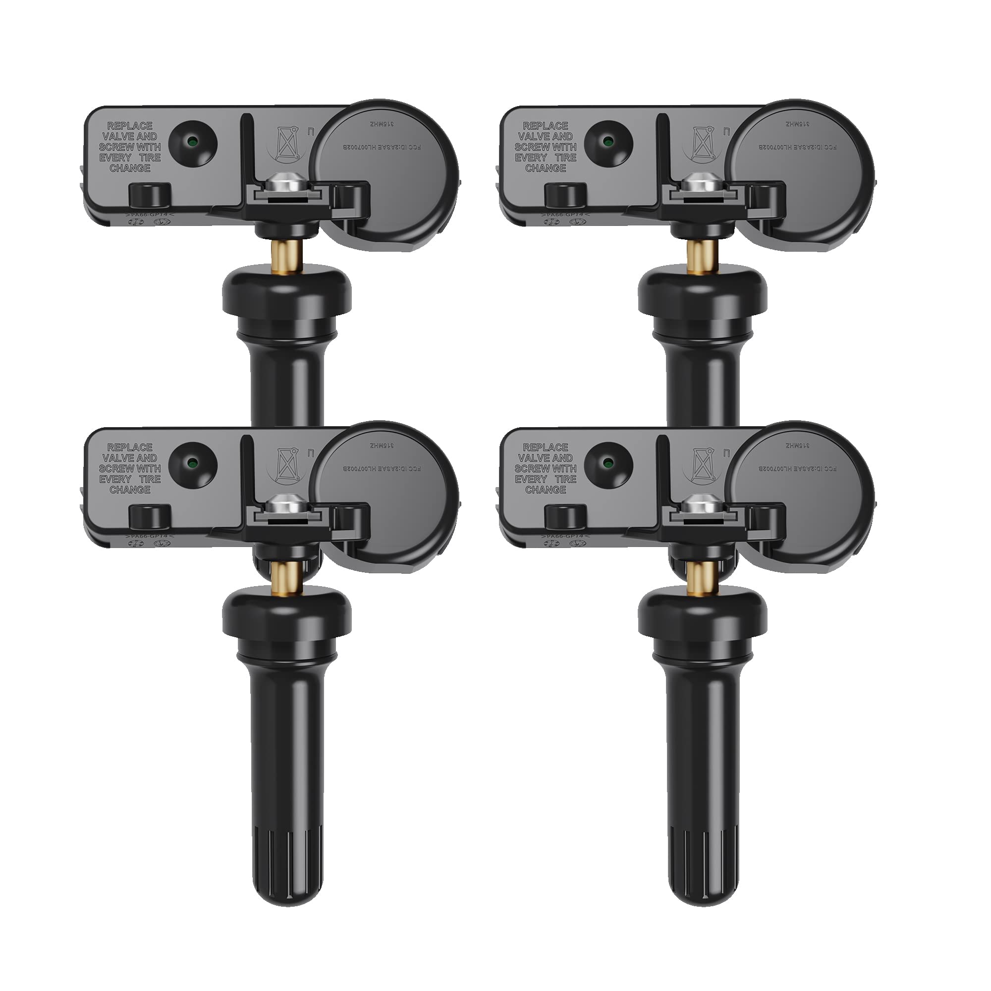 Jsueng Tpms Sensor, 4Pcs Tire Pressure Monitor Sensors Compatible With Buick Cadillac Chevy Gmc Pontiac Saturn,Gm Mercury Oe#135