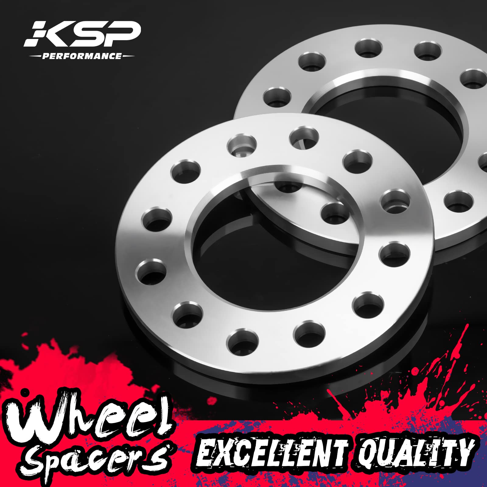 Ksp 6X5.5 6X135 6X139.7 Universal Wheel Spacers, 12Mm 1/2 Inch Lift Spacer For F150 Silverado Sierra Ram 1500 Expedition, 4Pcs 6