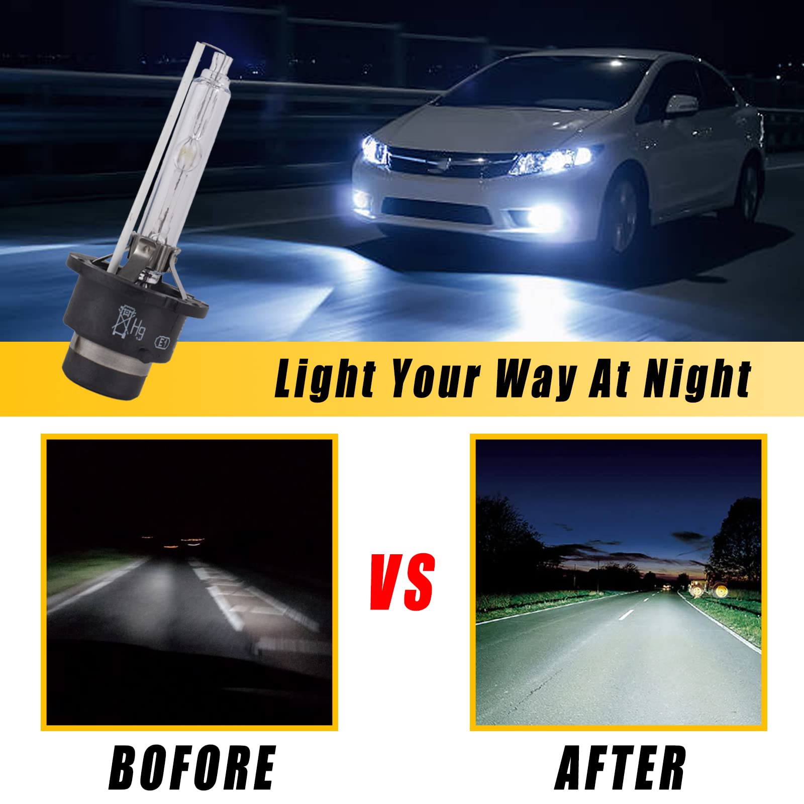 Boine Kdlt002 Xenon Hid Headlight Ballast Assembly Module Compatible With Lexus Is300 Es300 Ls430 Sc430, Mazda 6 Rx-8, Toyota Av