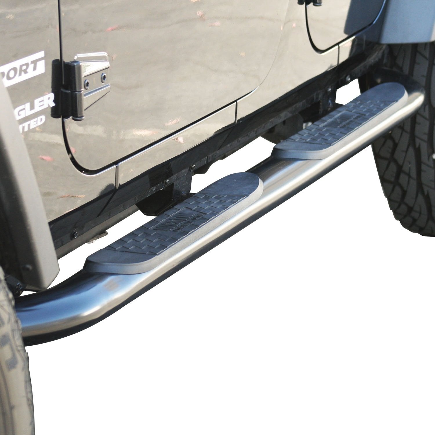 Westin 21-3295 Platinum Black Oval Step Bar
