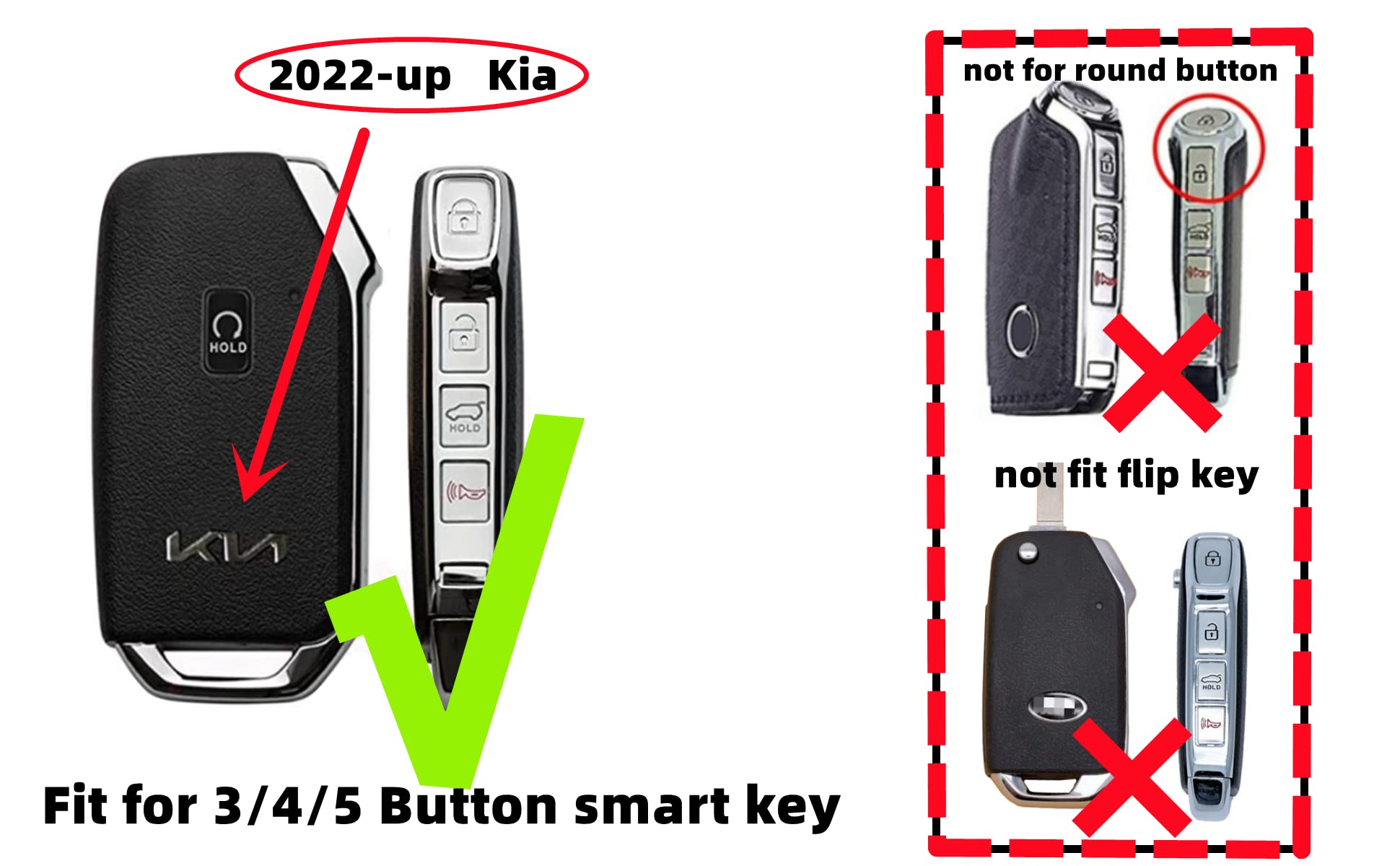 Reprotecting Silicone Rubber Key Fob Cover Compatible With 2022 2023 Kia Cadenza Forte Forte5 K5 Niro Rio Seltos Sorento Soul Sp