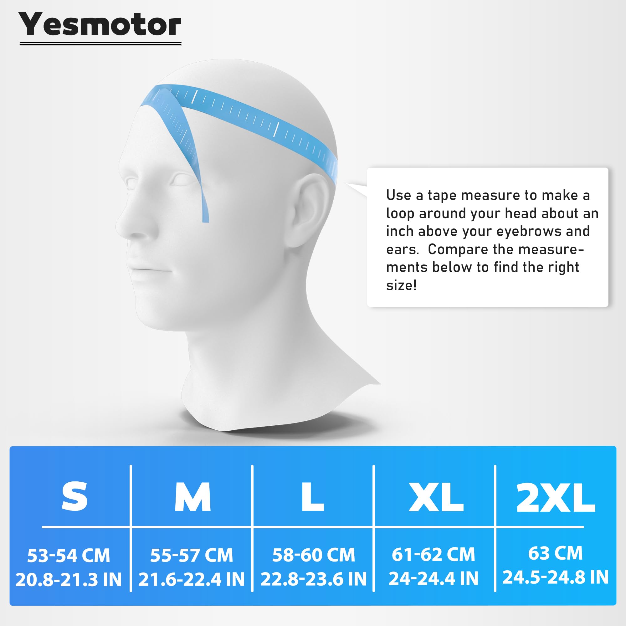 Yesmotor Vintage Motorcycle Half Helmet - DOT Approved, Lightweight, Medium, Light Black