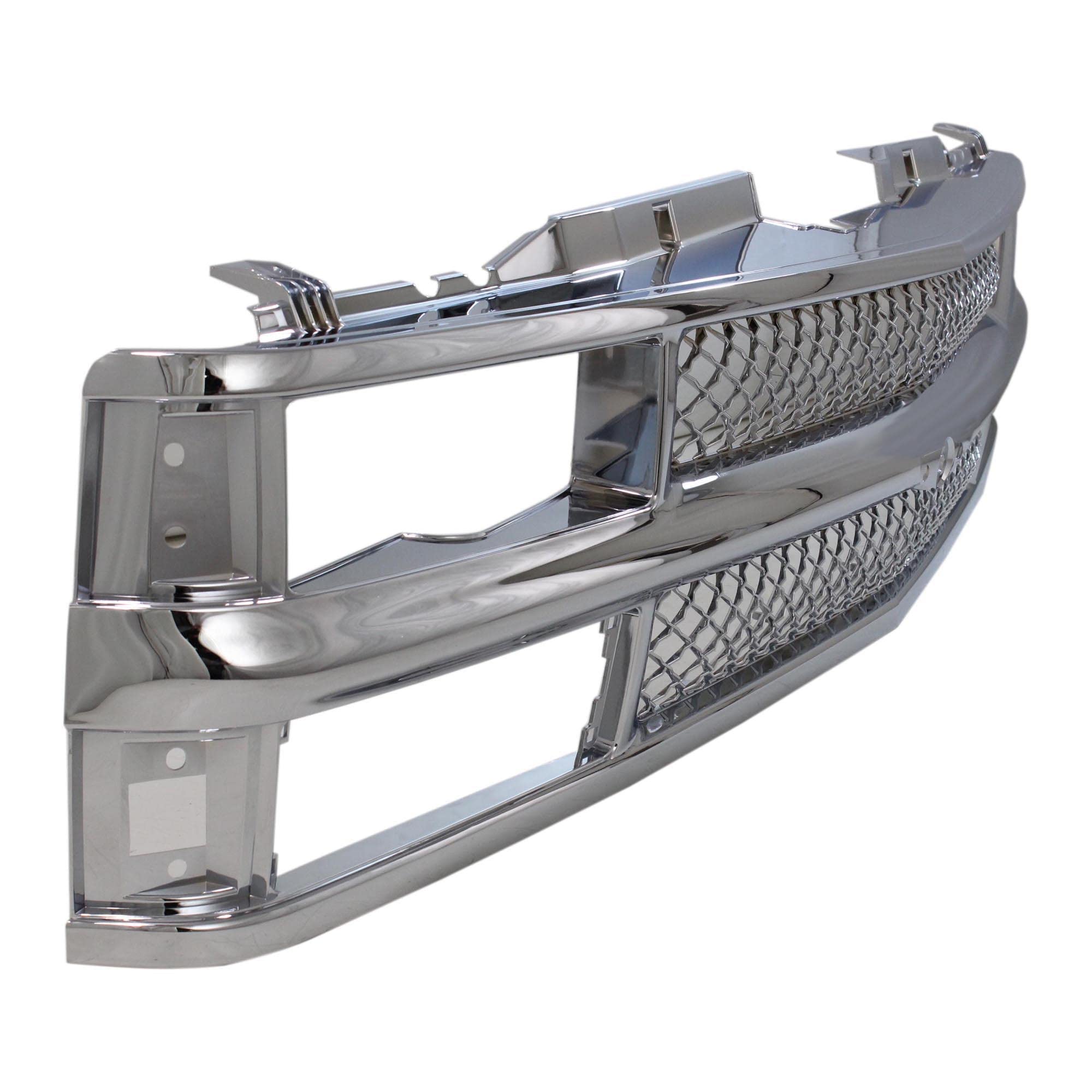 Garage-Pro Grille Assembly Compatible with Chevrolet Tahoe 1995-1999, C1500 & K1500 1994-1999, C2500 & K2500 1994-2000, Chrome S