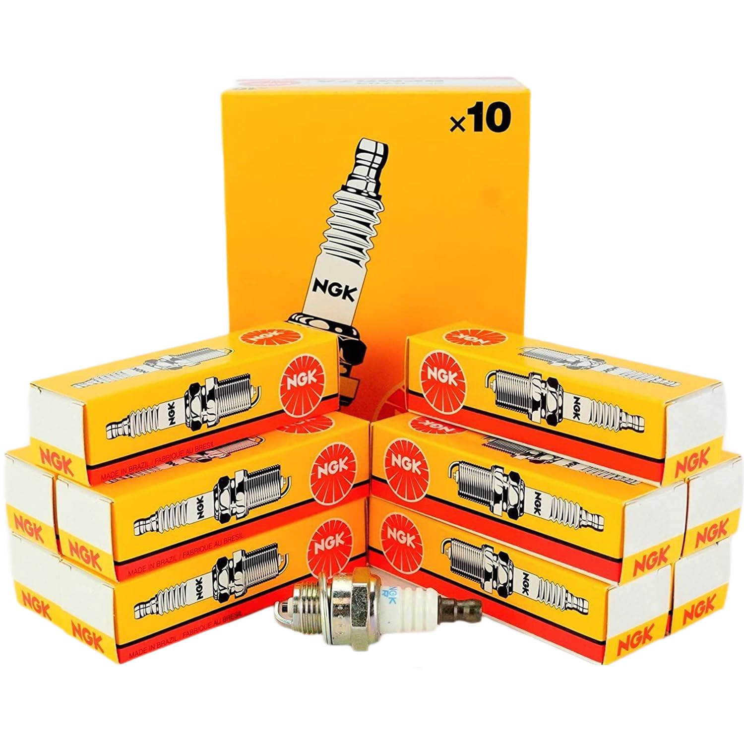 Ngk (3346) Br7Ef V-Power Spark Plug (10 Pack)