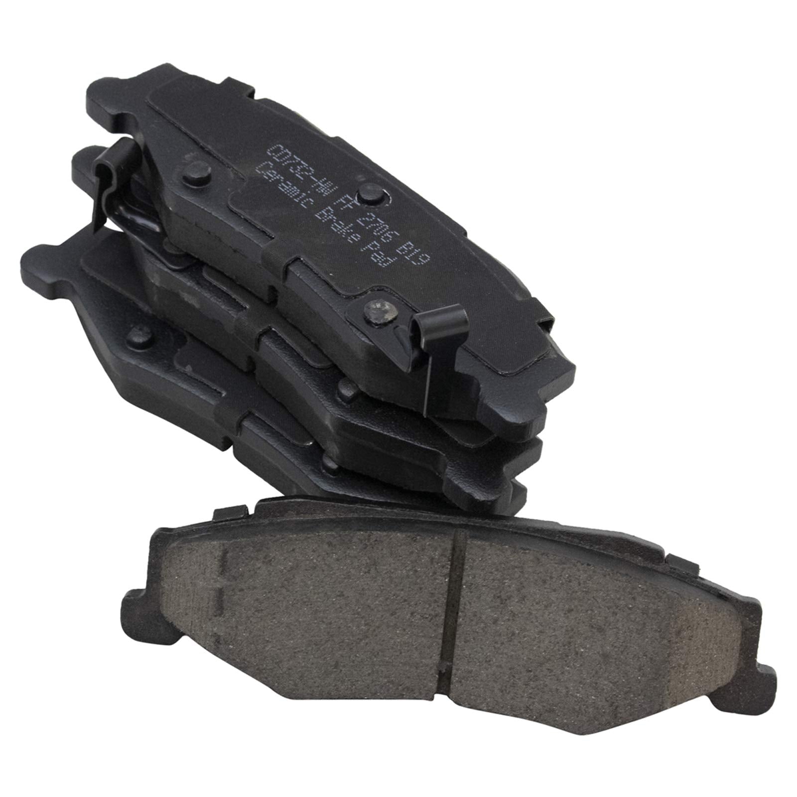 Trq Rear Brake Pads Ceramic Compatible With 2004-2009 Cadillac Xlr 1997-2013 Chevrolet Corvette