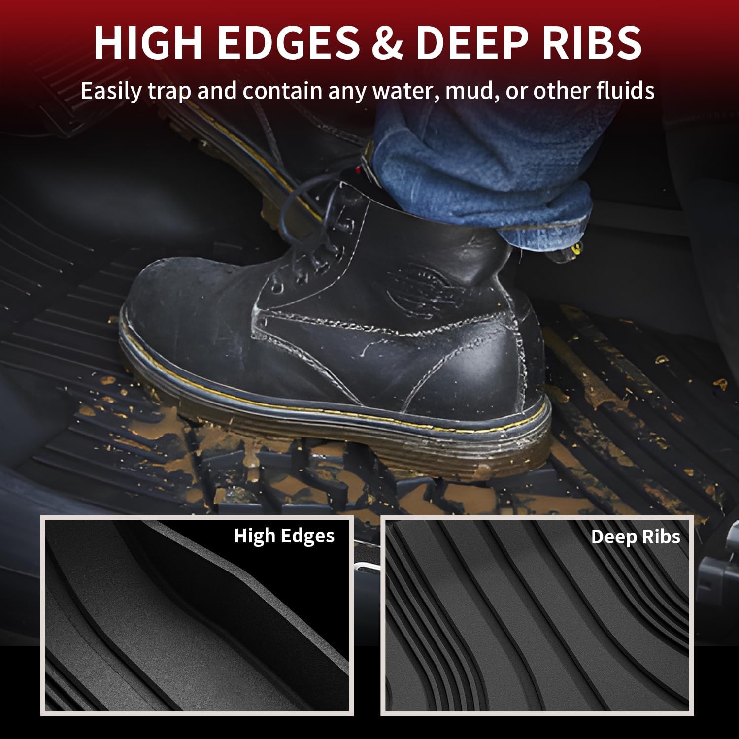 Lasfit Floor Mats For Hyundai Elantra 2025 2024 2023 2022 2021 (Not For Hybrid) & Hyundai Elantra N 2022-2025 (Fit Automatic, No