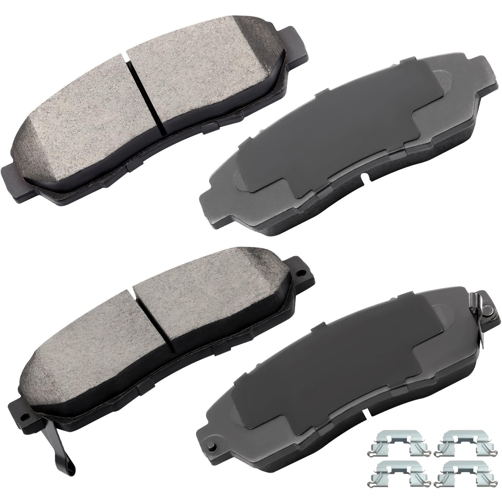 Cciyu Professional Ceramic Front Brakes Pads Set Fit For 07-12 For Acura Rdx,10-11 For Honda For Accord Crosstour,12 For Honda C