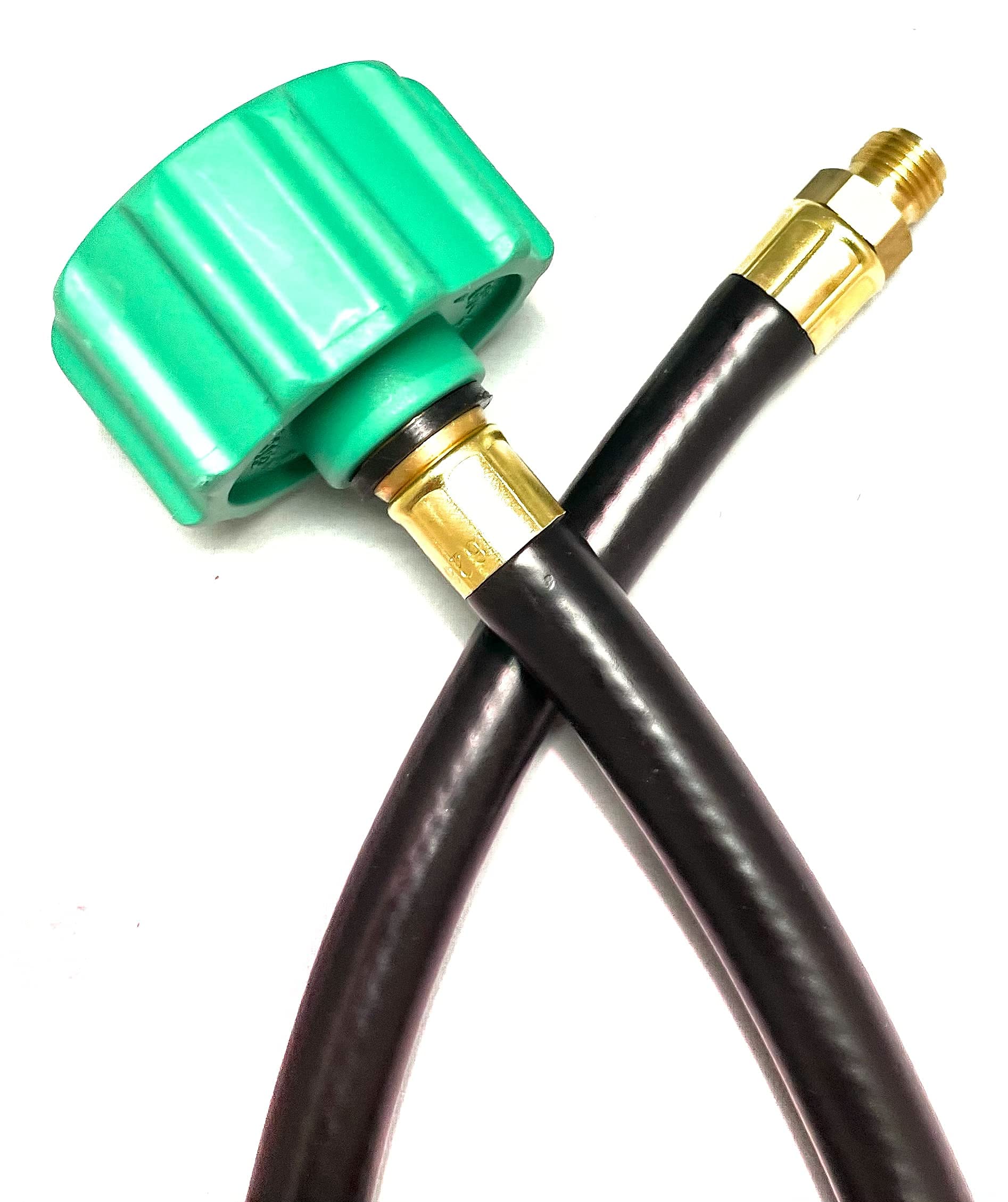 Gas-Flo Fairview RV OEM Thermoplastic Pigtail CSA Certified 1/4 Male Inverted Flare X QCC1 (15 Inches)