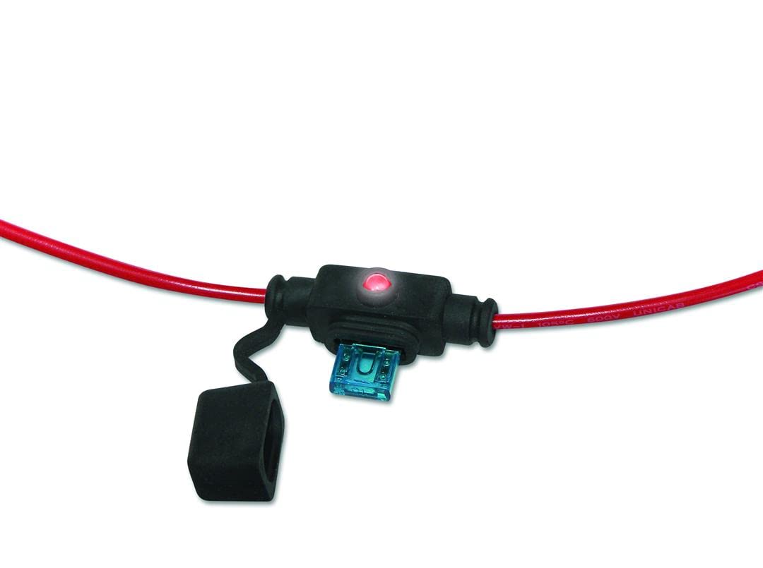 Wirthco 24410 Led Atm Mini Fuse Holder (With Cover), 1 Pack