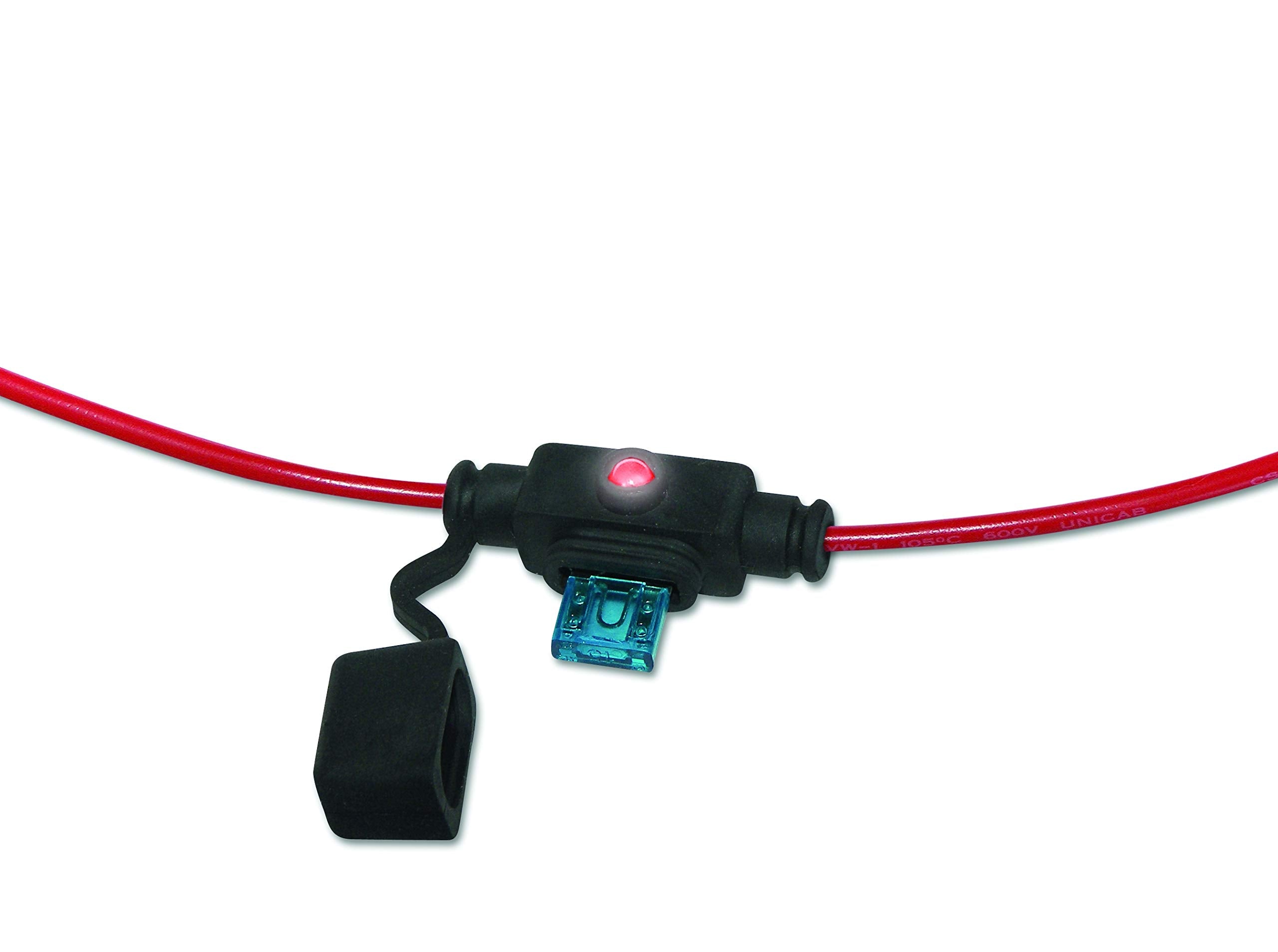 Wirthco 24410 Led Atm Mini Fuse Holder (With Cover), 1 Pack