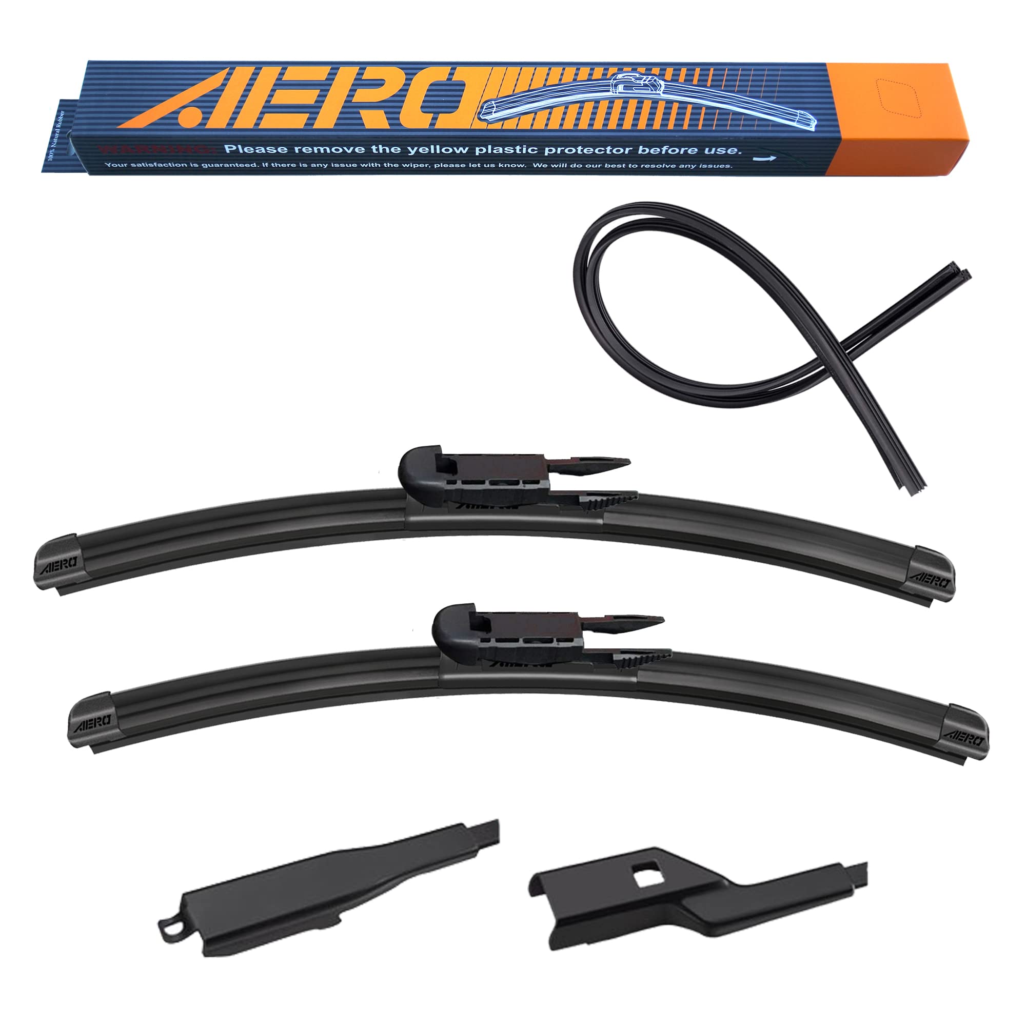 Aero Avenger 24''+21'' Premium All-Season Windshield Wiper Blades Oem Replacement For Pontiac G6 2011-2005 (Set Of 2)