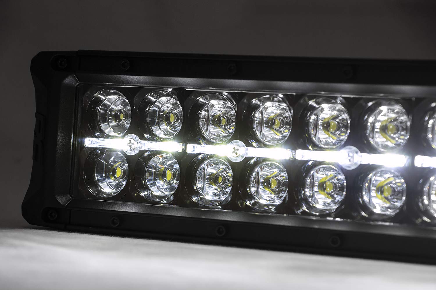 Rough Country 54' Black Series Curved Dual Row Drl Cree Led Light Bar - 72954Bd