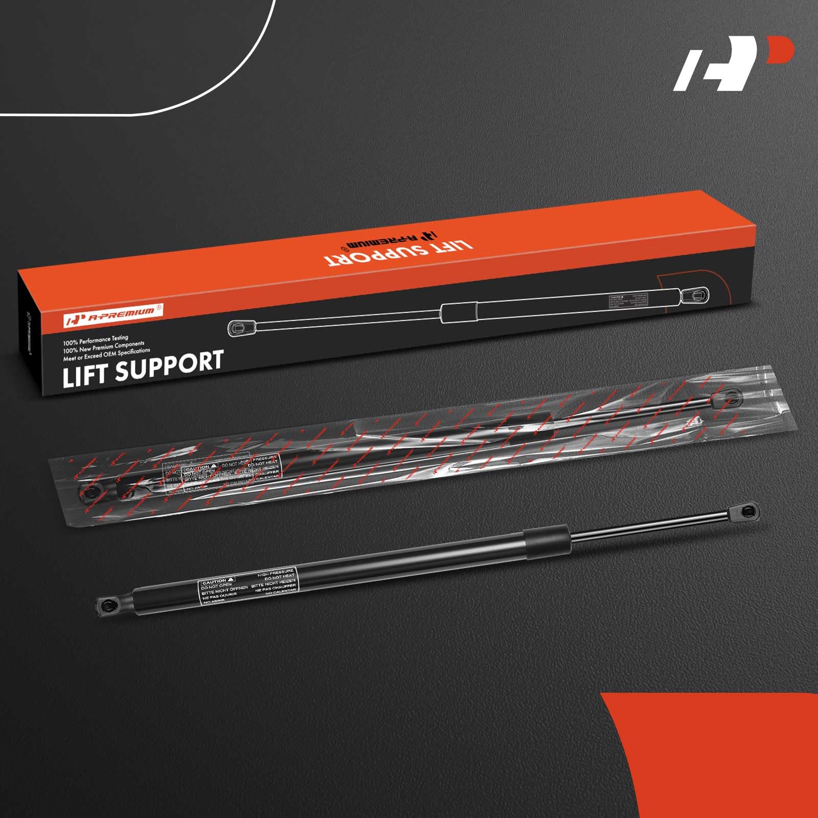 A-Premium Rear Tailgate Lift Supports Struts Compatible With Dodge Durango 2011-2017 2-Pc