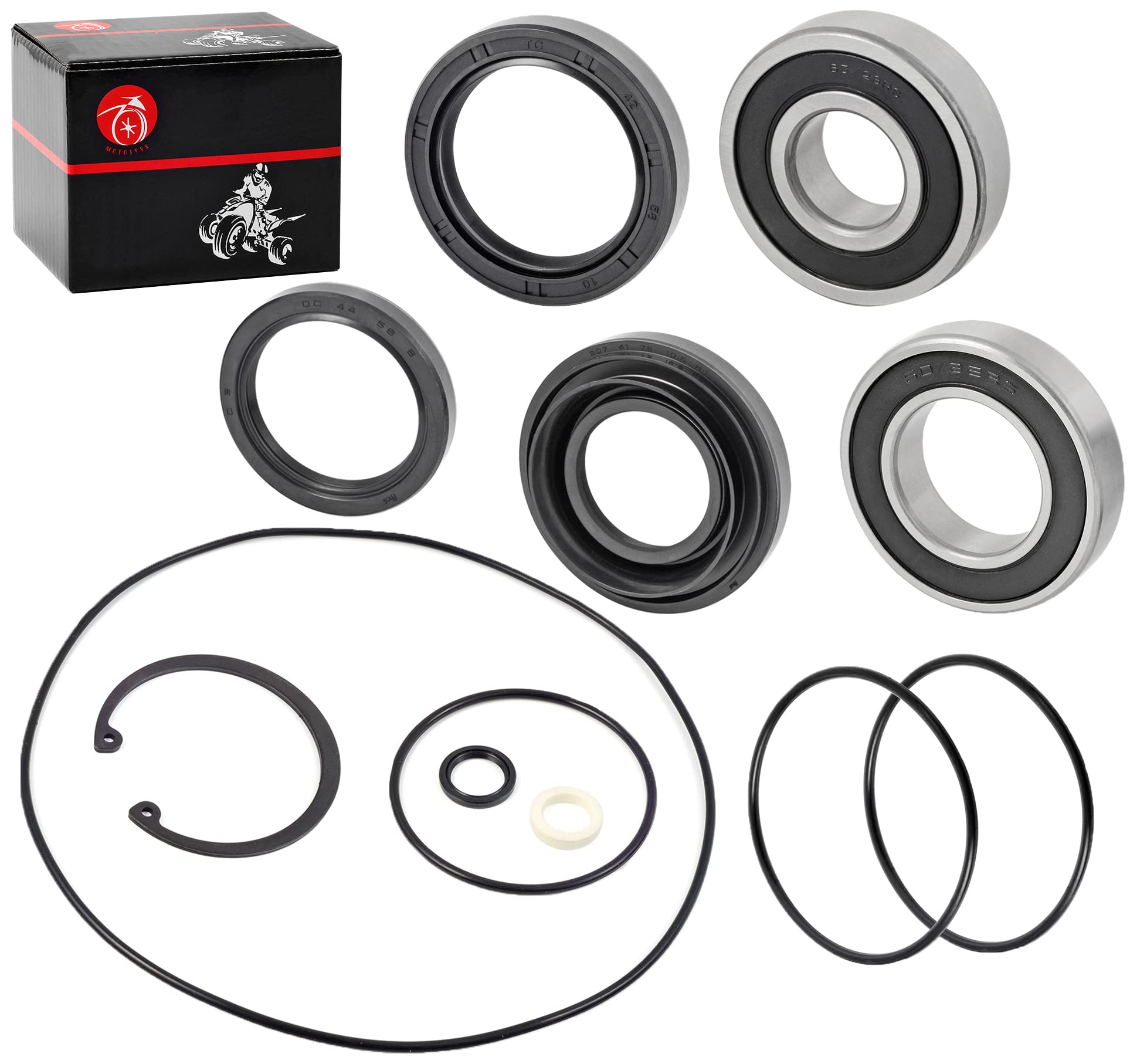 Rear Axle Brake Drum Wheel Seal Bearing O Ring Kit 2014-2022 For Honda Rancher 420 Foreman 500 Trx420 Trx500 91253-Hm7-003
