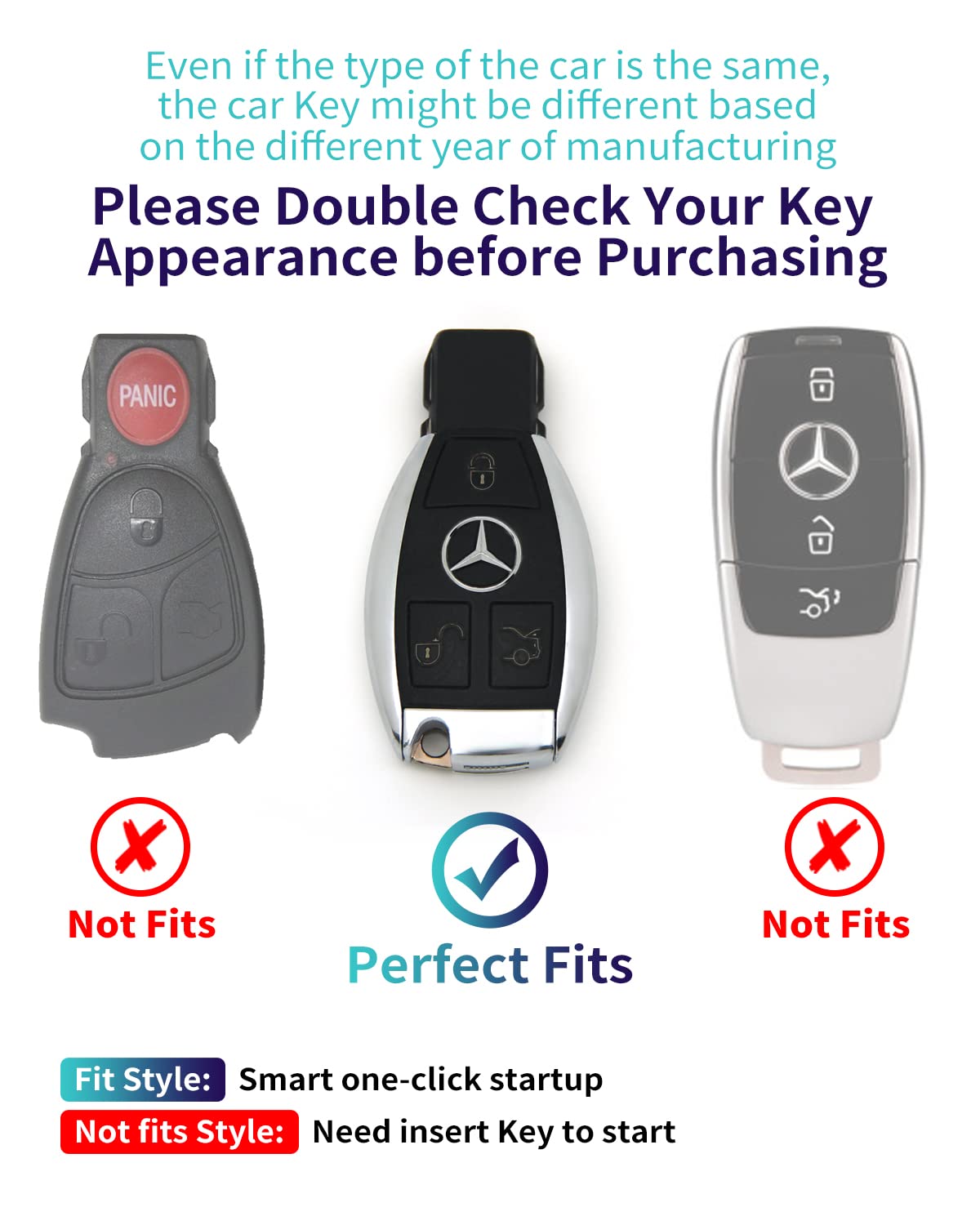 Haoyoumei Advanced Soft Tpu Key Cover Suitable For Mercedes Benz Cls Clk Amg Clk Glc Glk Gle Gls Ml Sl Slk A C E R S G Smart Rem