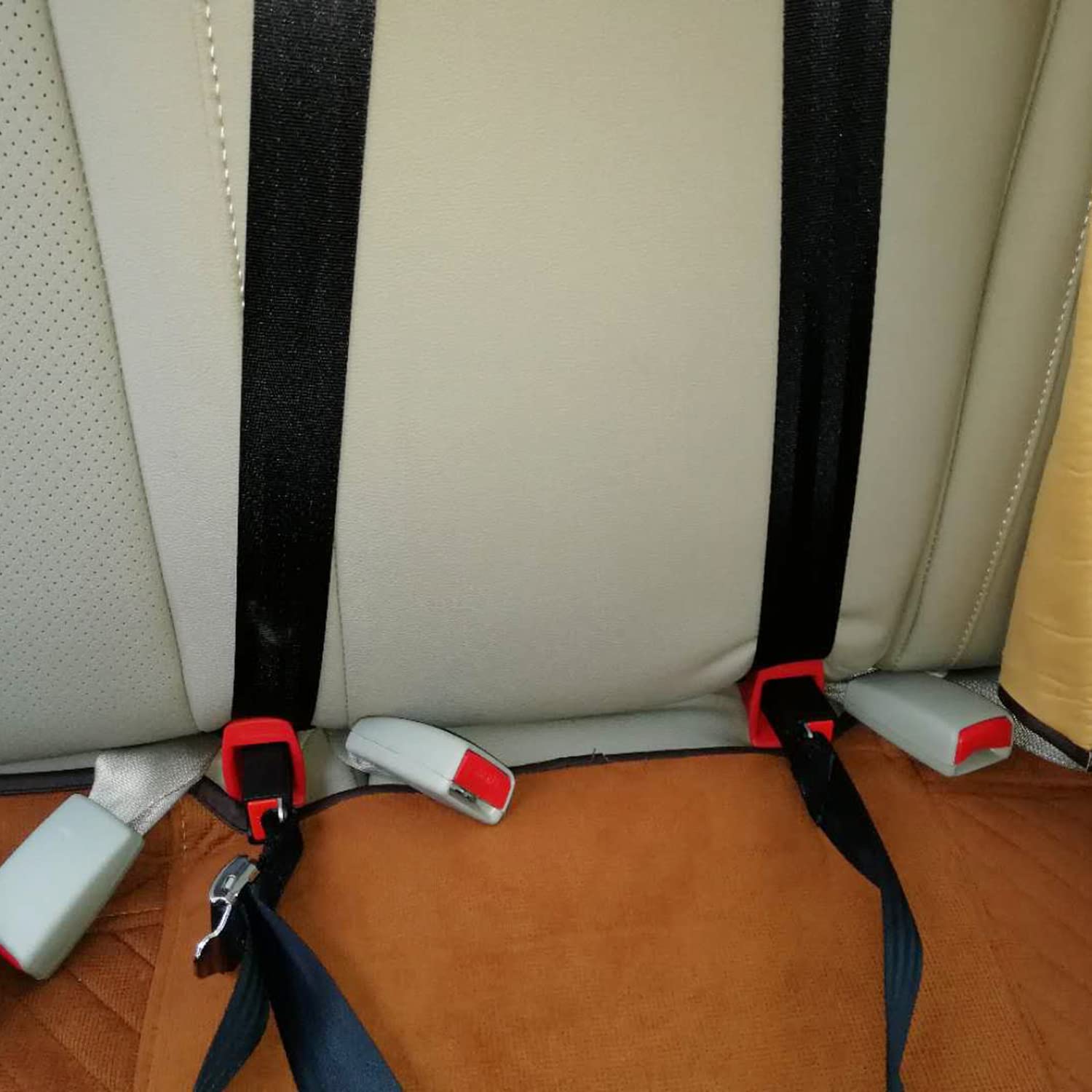 Shkalacar Car Child Seat Restraint Anchor Mounting Kit - Universal Steel Latch for ISOFIX Seat Belt Bracket