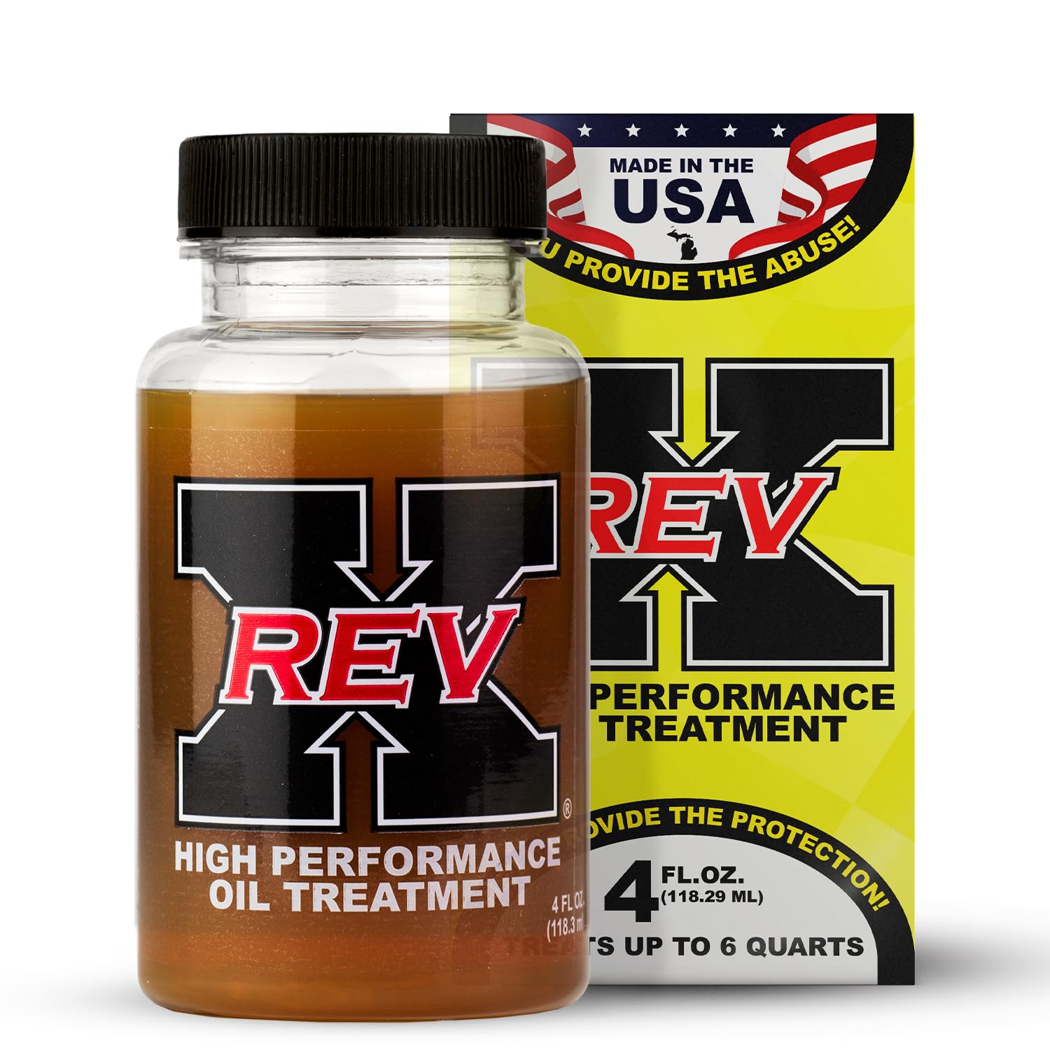 REV X High Performance Oil Additive - 4 Pack, 4 fl. oz. Each, Model REV0404
