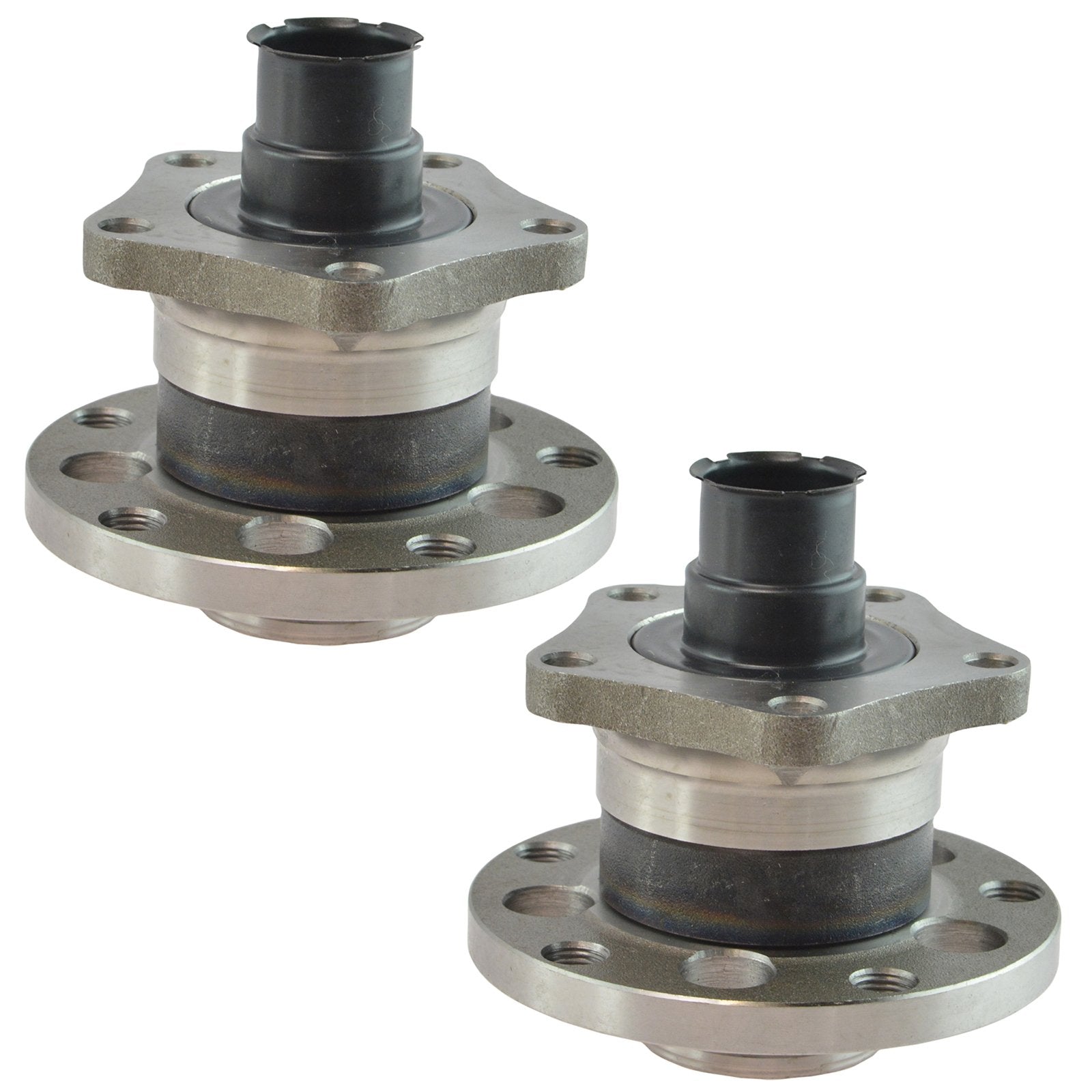 Trq Rear Wheel Hub Bearings Assembly Set Compatible With 1998-2004 Audi A6 A6 Quattro 1998-2005 Volkswagen Passat