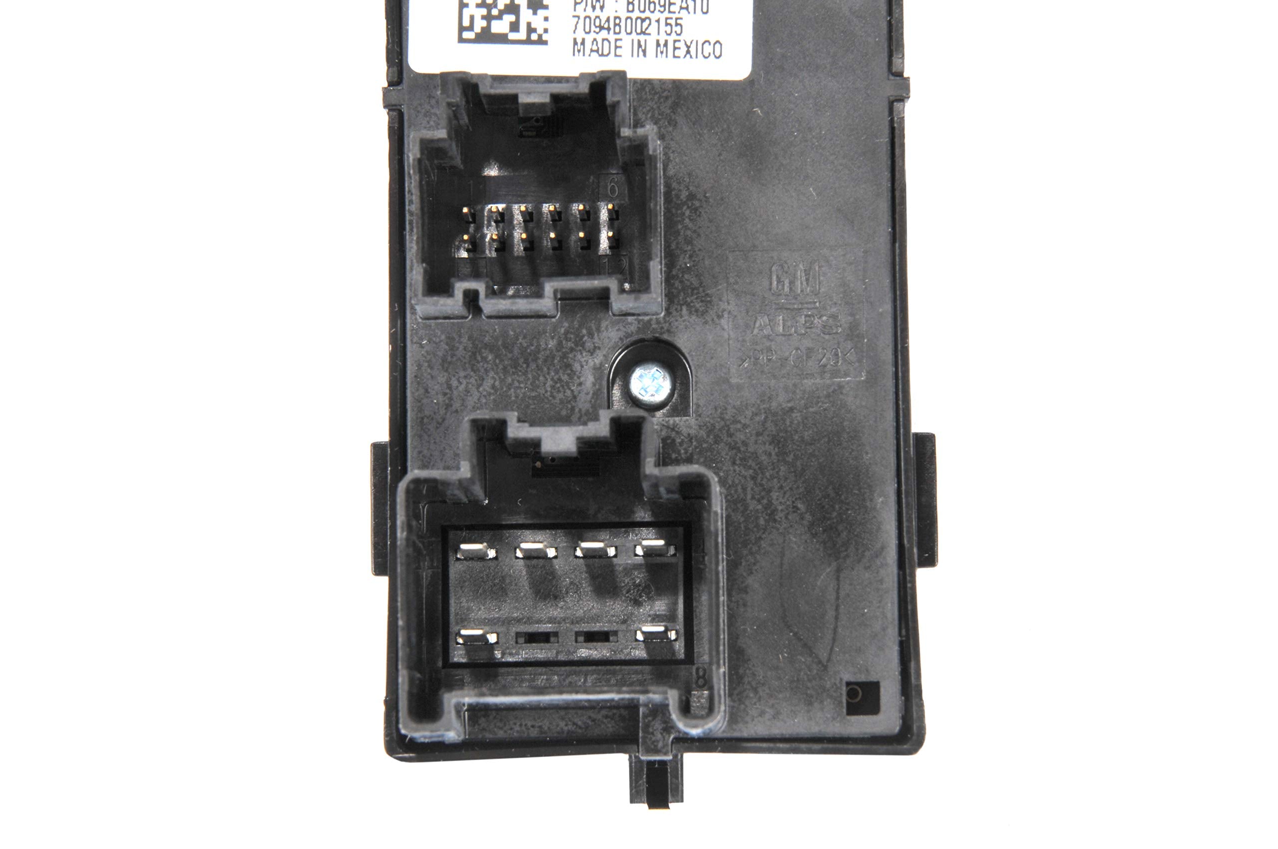 Gm Genuine Parts 23245541 Black Carbon Front Passenger Side Window Switch
