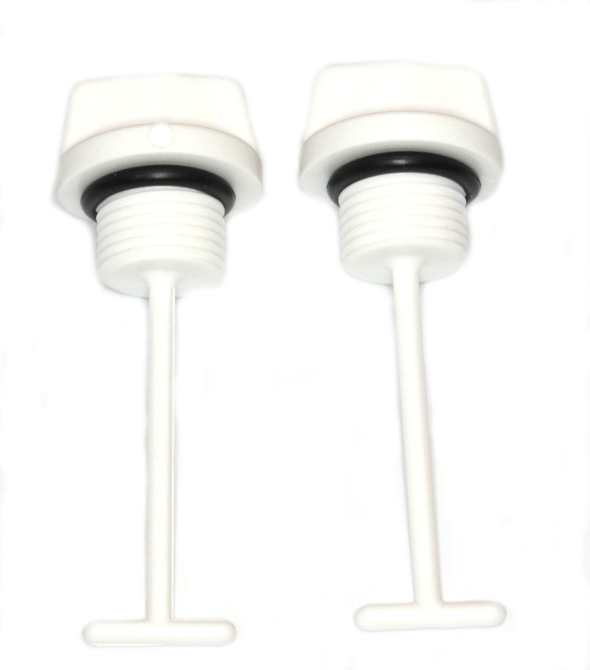 Jsp Manufacturing White Drain Plug Replacement For Kawasaki Oem# 92066-3783-8U 1100 900 750 Stx Zxi Ultra 150 Di (2 Pack) (2)