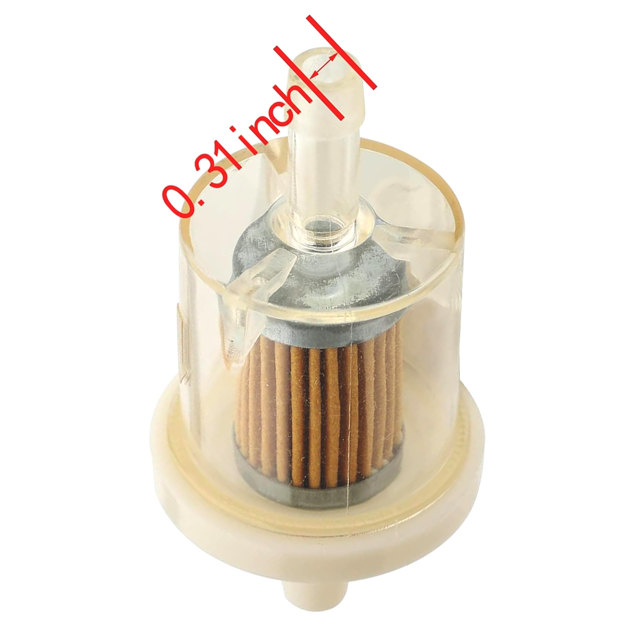 49019-0027 Universal 40 Micron Fuel Filter for Kawasaki 49019-7001 49019-7005 49019-0014 B & S 2hp 17.5hp 27hp 35hp 691035 49362