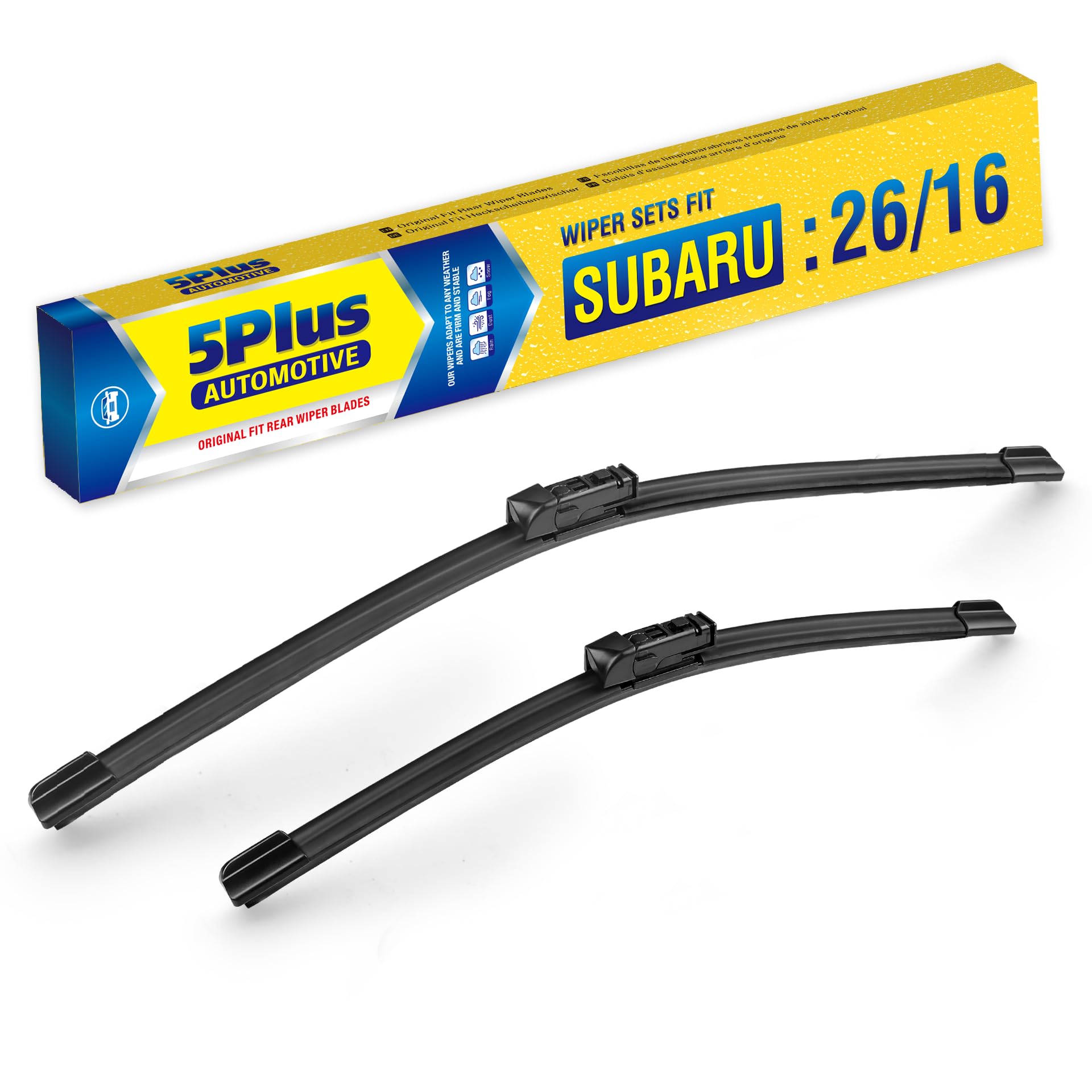 26''+16'' Windshield Wiper Blades Replacement For Subaru Impreza 2023-2017 Crosstrek 2023-2018 Wrx Sti 2018 2017 /Toyota C-Hr 20