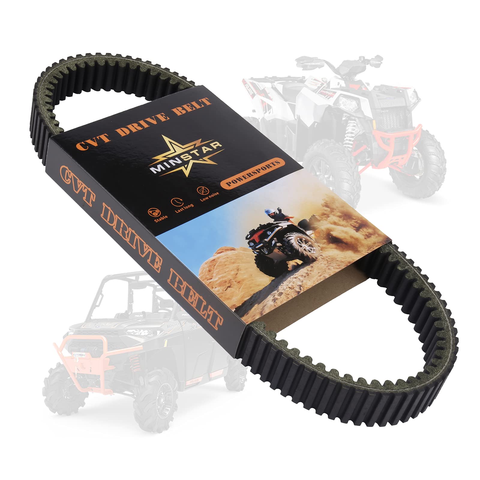 MINSTAR Drive Belt Replace NO.3211202 3211186 50C4289 Compatible with Polaris RZR PRO XP /RZR PRO XP 4 / RZR XP 4 Turbo (S,EPS) 