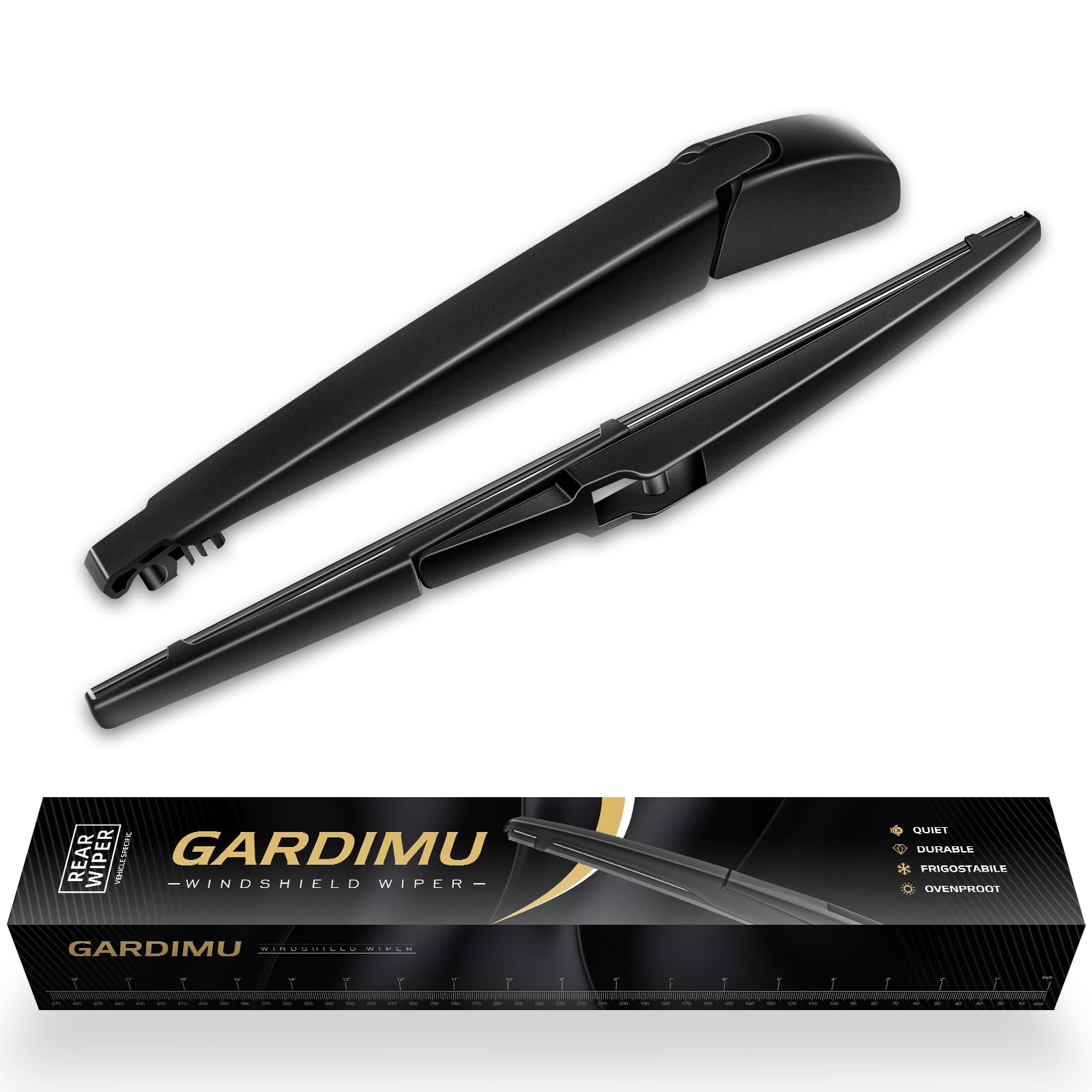 Replacement For Toyota Rav4 2019 2020 2021 2022 2023 Rear Windshield Wiper Blade And Arm Assembly-Car Back Window Wiper Arm Blad