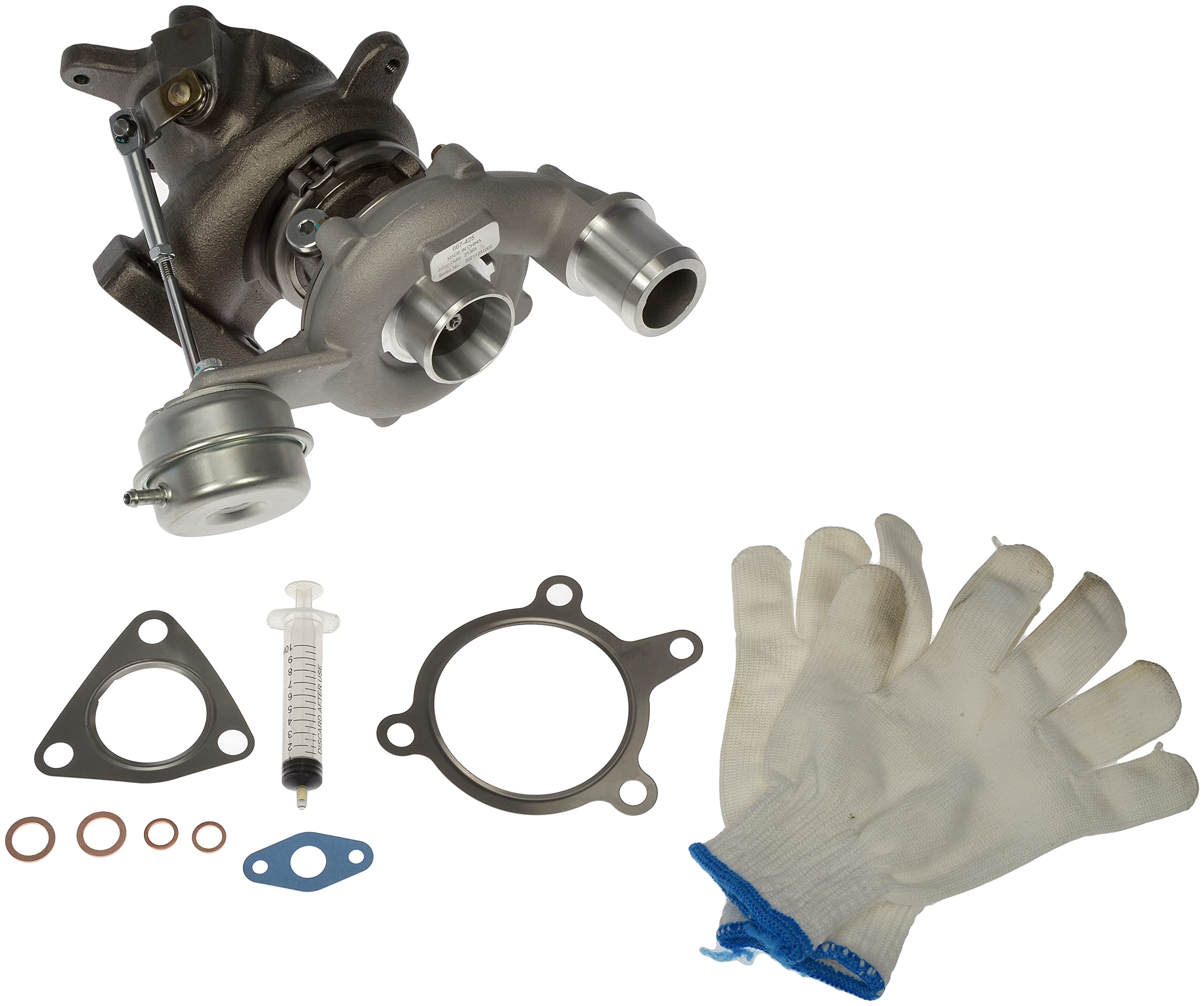 Dorman 667-425 Driver Side Turbocharger Compatible With Select Ford/Lincoln Models