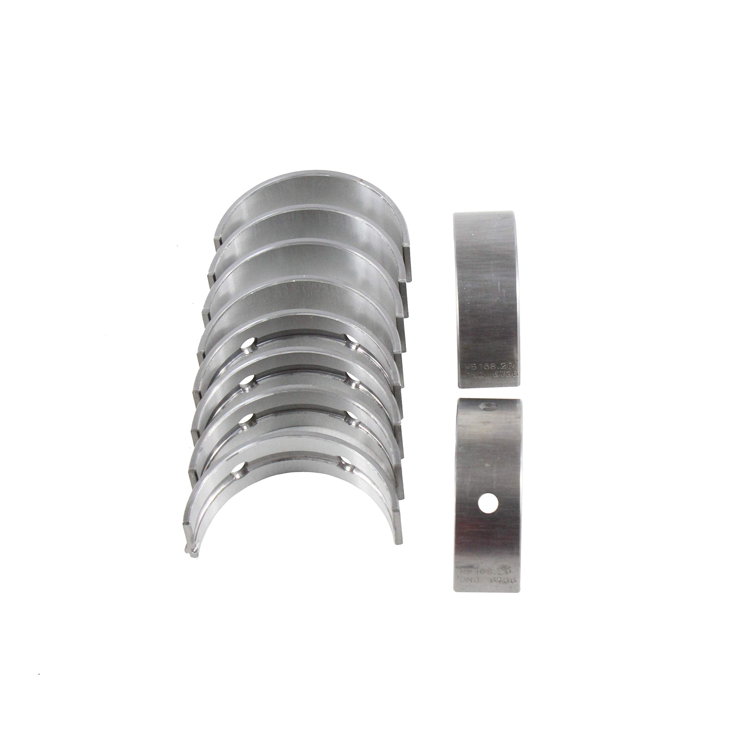 Dnj Mb168 Main Bearings Set Standard Size For 06-17 Dodge 1.8L-2.4L L4 Dohc, Sohc Naturally Aspirated, Turbocharged Designation