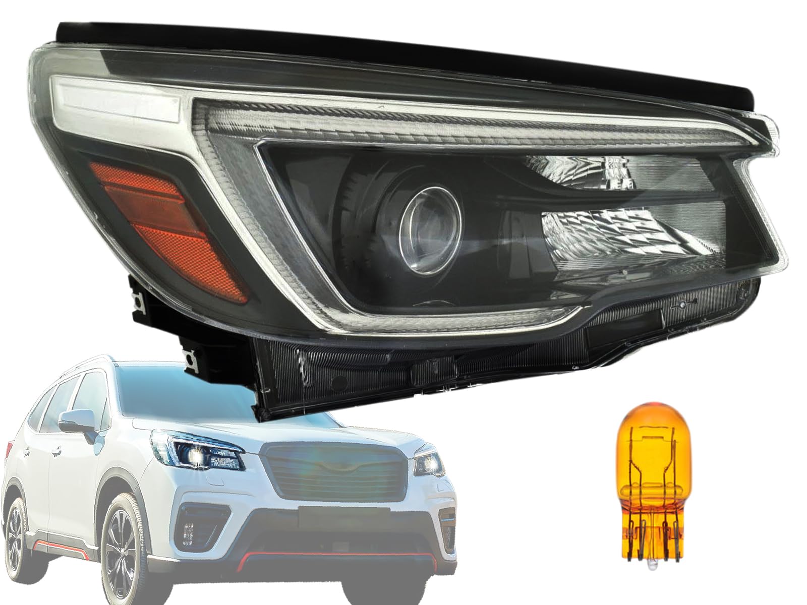 Auto Parts Avenue APA Replacement Head Light for 2021 Forester With Adaptive AFS Passenger Right Side SU2503174