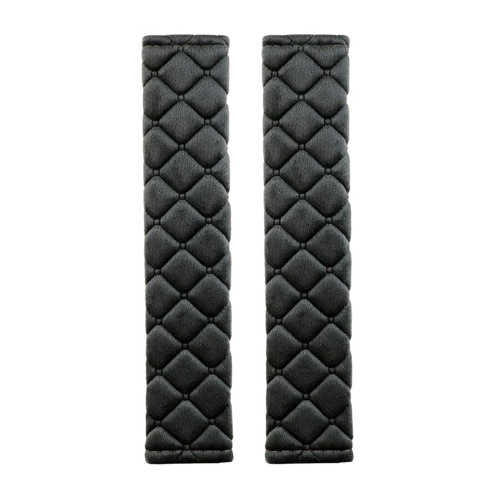 2Pcs Car Seat Belt Cover Pads,Shoulder Seatbelt Pads,For Adults And Children,For Car Seat Belt, Backpack,Laptop Computer Bag,Helps Protect You Neck And Shoulder From The Seat Belt Rubbing(Black)