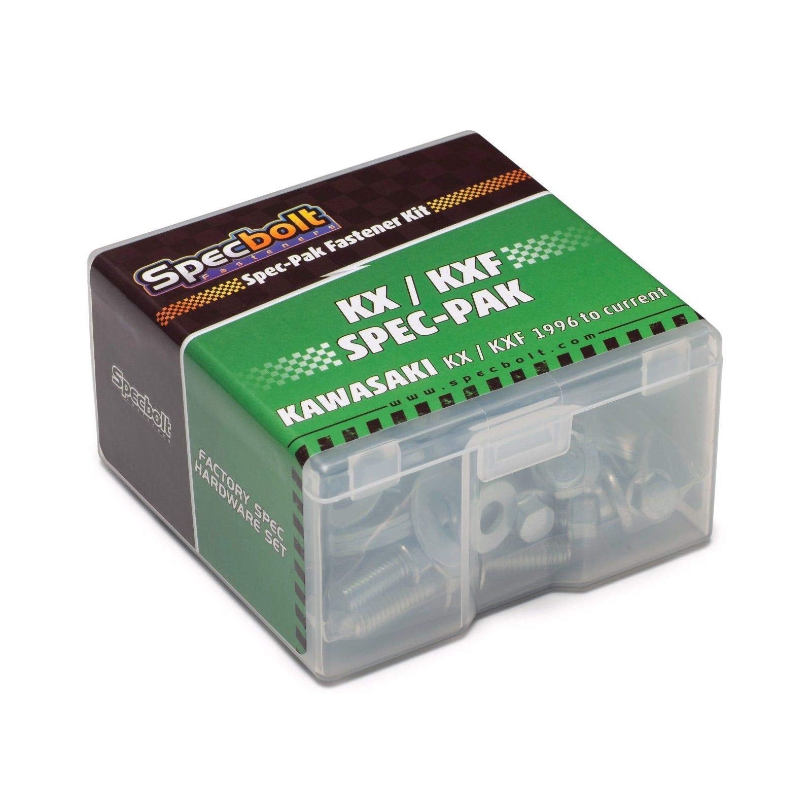 Specbolt Fasteners Kawasaki Spec-Pak | KX KXF KLX KLR KDX 80 85 125 250 450 500(1996-current) Model Series Factory Match Fastene