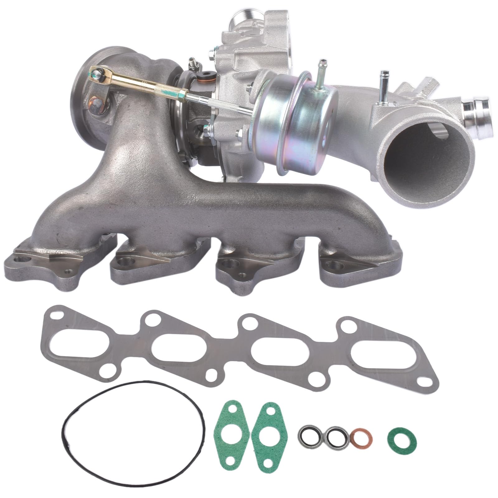 TEKKOAUTO 667-203 55565353 Turbo Charger Turbocharger Kit Compatible with 2011-2018 Chevy Cruze Sonic Trax Buick Encore 1.4L Eng