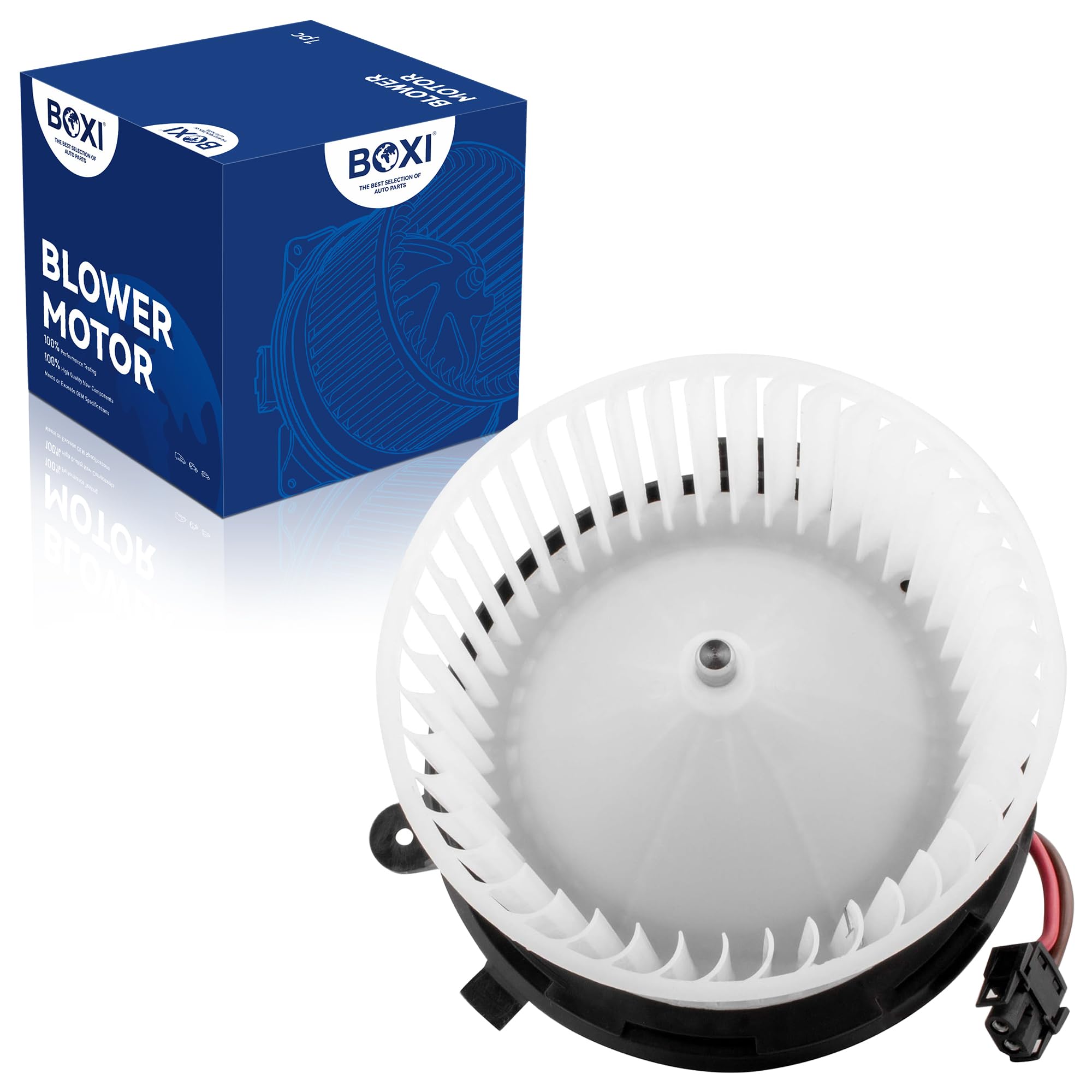 BOXI 700248 Front A/C Blower Motor Fan Assembly for Mercedes-Benz C300 C350 C63 AMG 2008-2014 / E350 E550 E63 AMG GLK350 2010-20