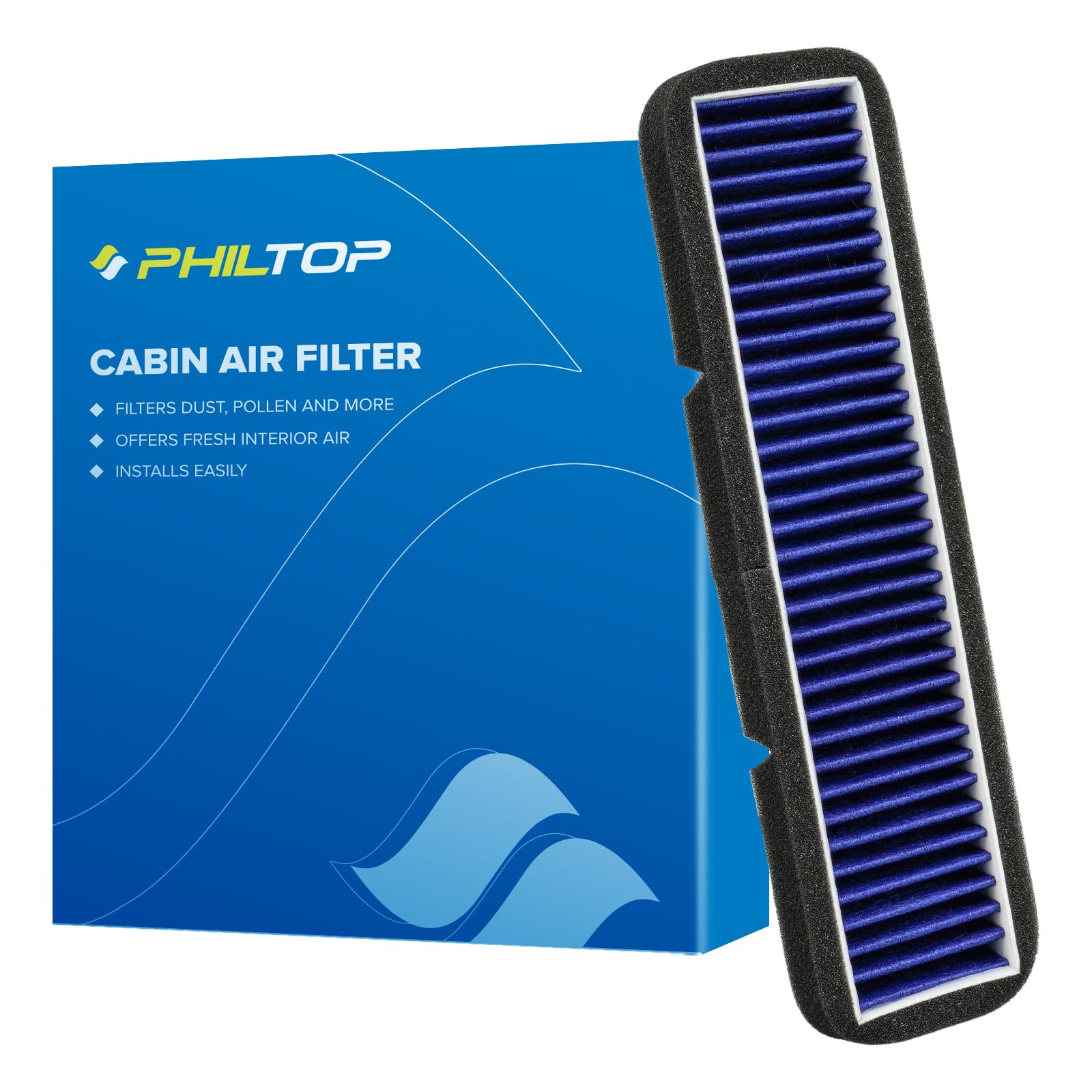 Philtop Cabin Air Filter, Replacement For Model3,2018-2020 Tesla Model3, Premium Cabin Filter With Activated Carbon Filter