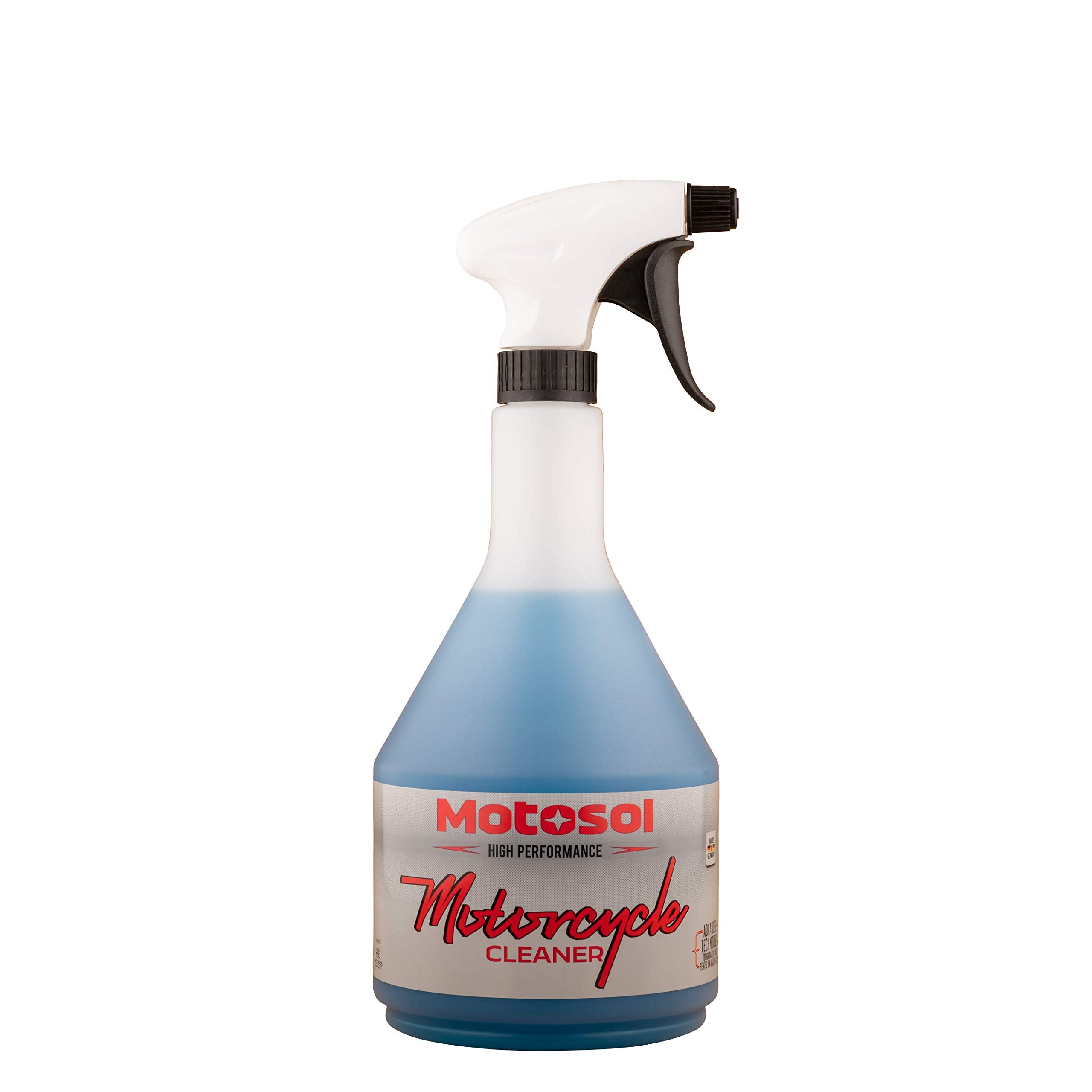 Motosol Motorcycle Cleaner 1Ltr | Shampoo Waterless Spray | Effective Dirt Removal | Bike Washing Liquid | Cleans Tough Stain | 