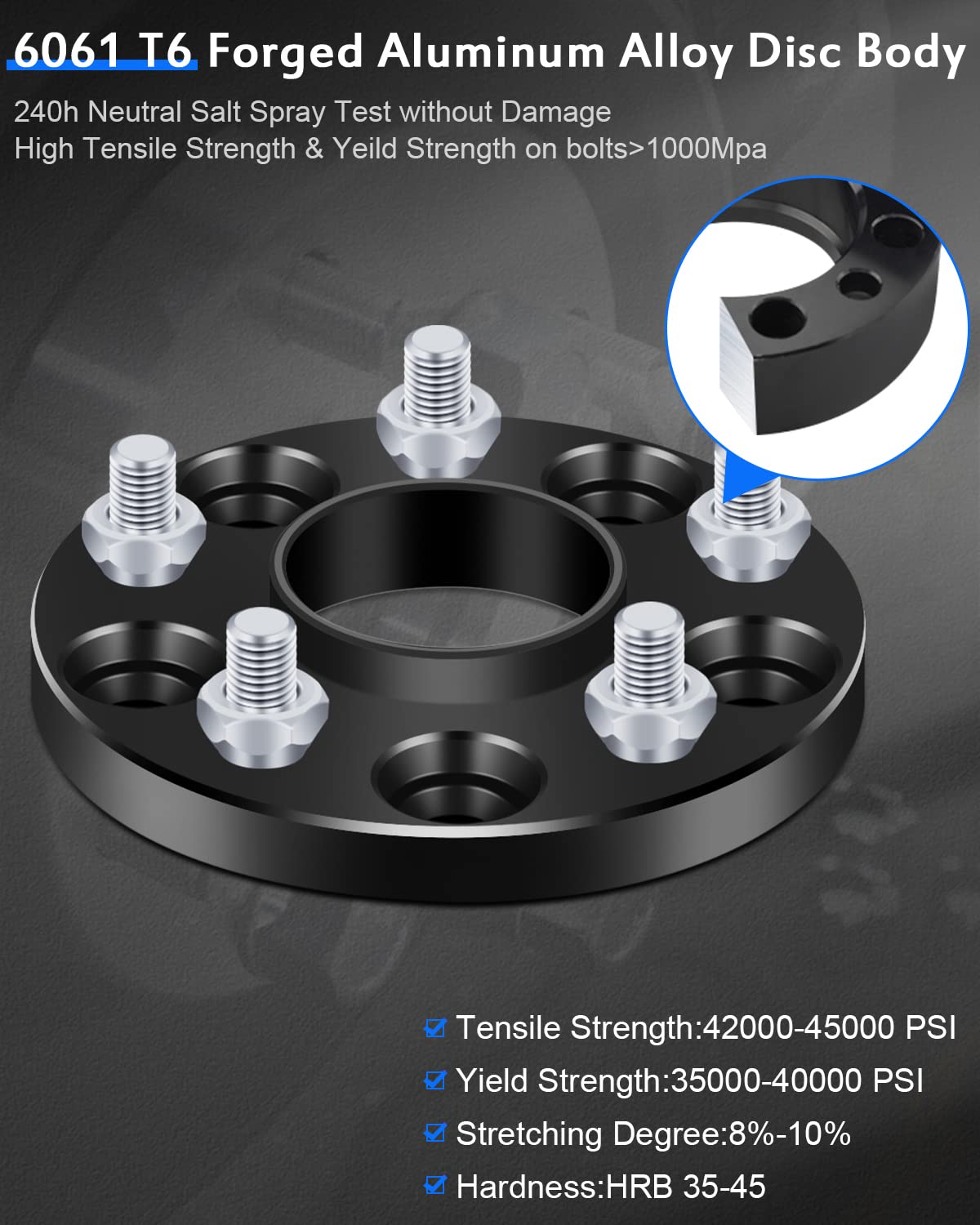 Eccpp 2X 15Mm Wheel Spacers Hubcentric 5 Lug 5X114.3Mm 5X4.5 To 5X4.5 12X1.5 64.1Mm Fit For 1995-2003 For Odyssey 2003-2007 For Pilot 2011-2016 For Cr-Z 2016-2018 For Hr-V Wheel Spacers