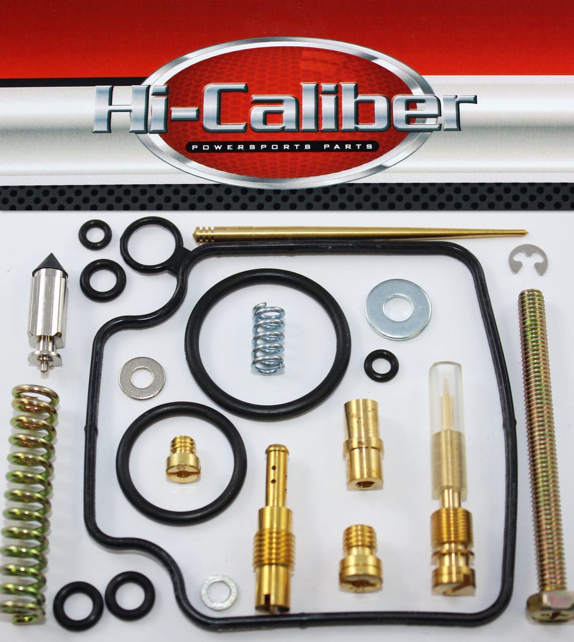 Hi-Caliber Powersports Parts Carburetor Carb Rebuild Kit For The 2001-2004 Honda Trx 500 Rubicon Atvs