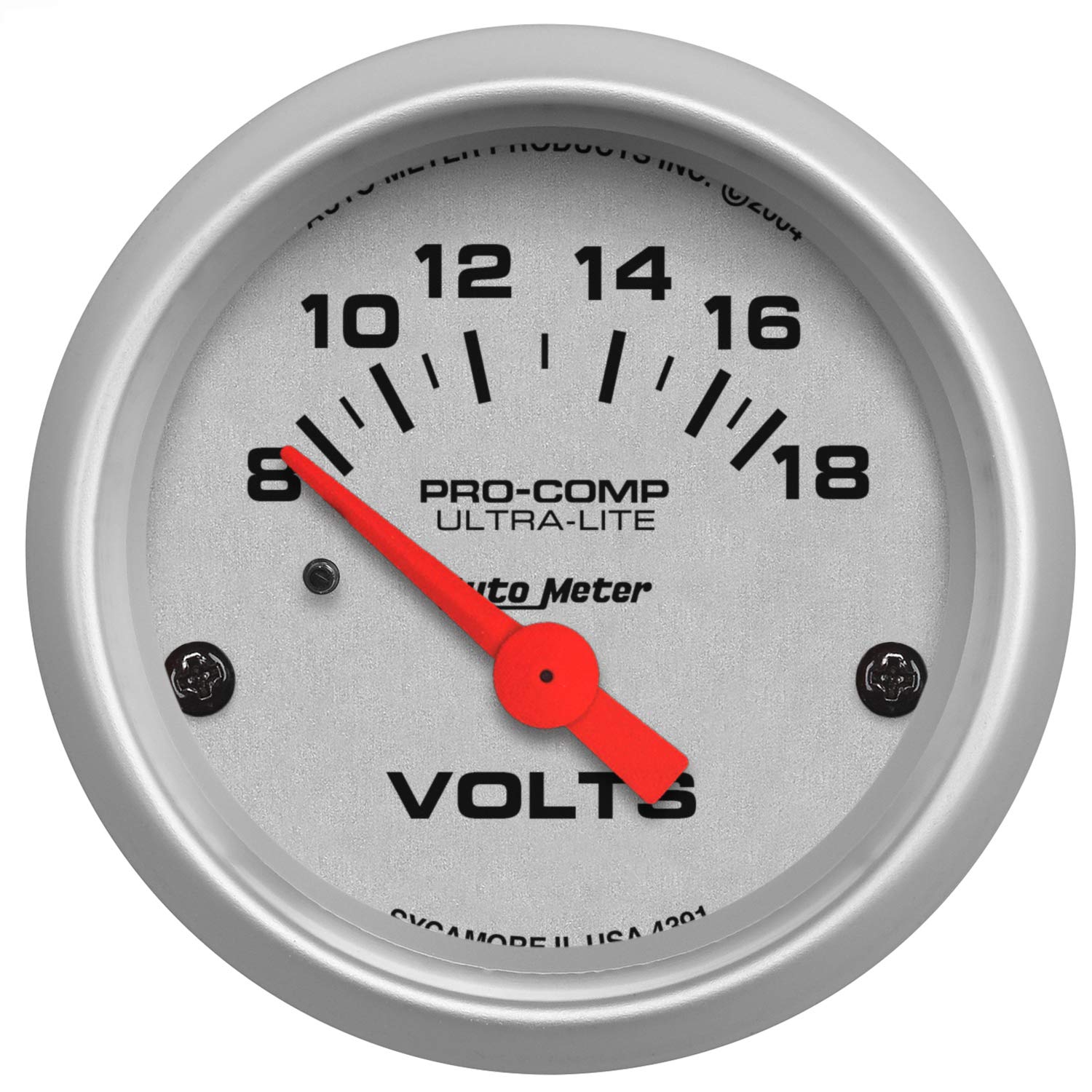 Auto Meter 7024-Ul Gauge Kit, 6 Pc, Nova 69-76, Tach/Mph/Fuel/Oilp/Wtmp/Volt, Ultra-Lite