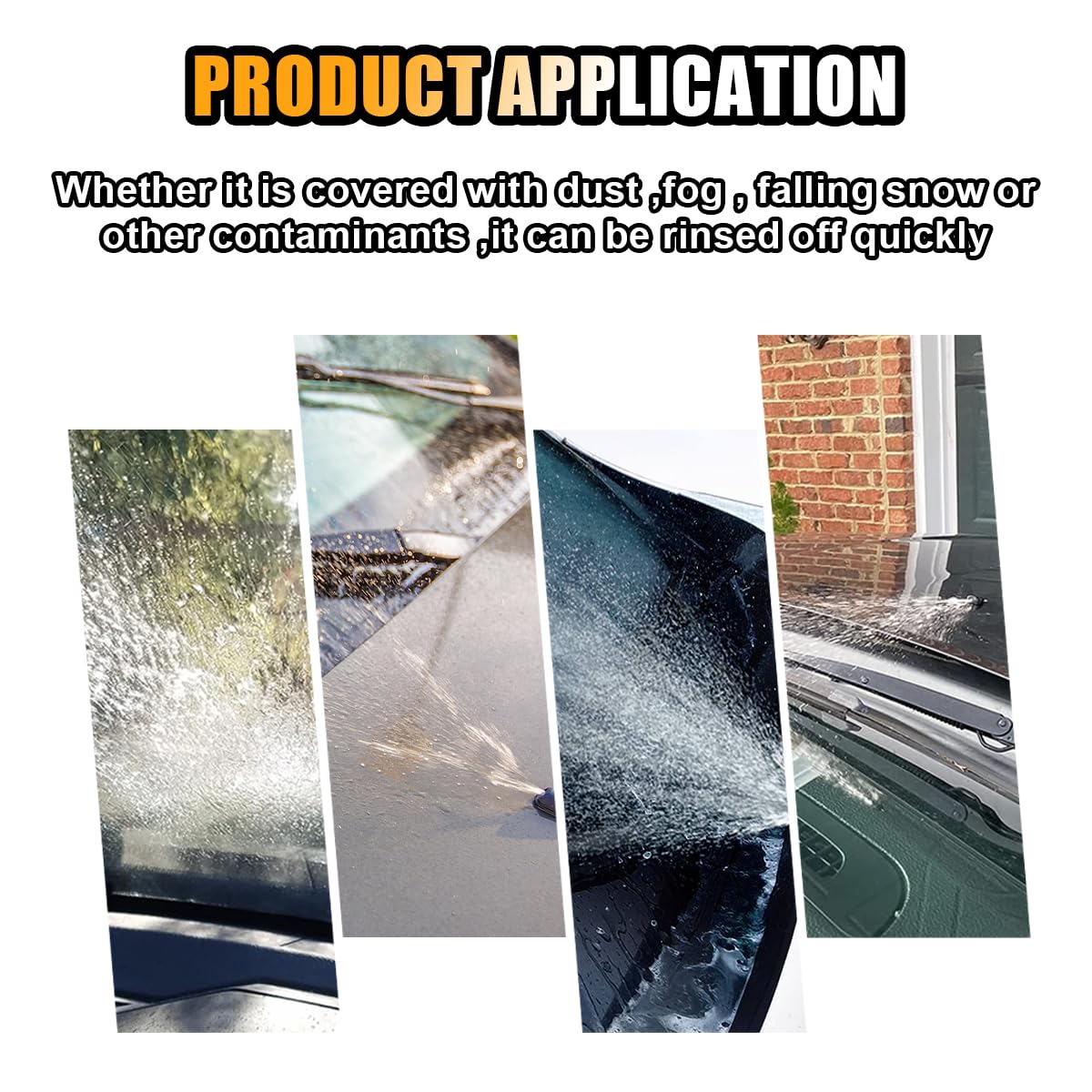 Car Front Windshield Washer Nozzles, Washer Nozzle Kit Car Double-hole Wiper Washer, Auto Washer Nozzles Window Wiper Spray for