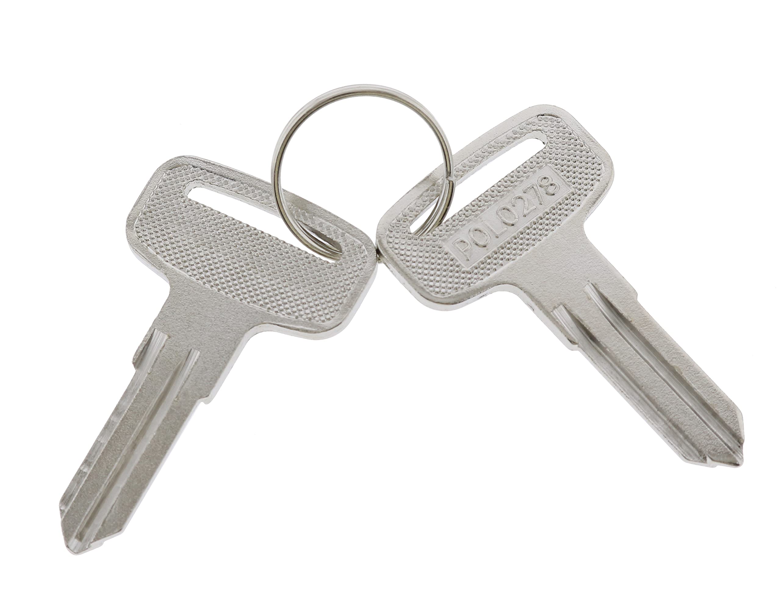 JEENDA 4PCS ATV Blank Key 4010278 Compatible with Polaris 20/21/67/68 Series Magnum 325/330/500 Outlaw 450/500/525 Scrambler 400
