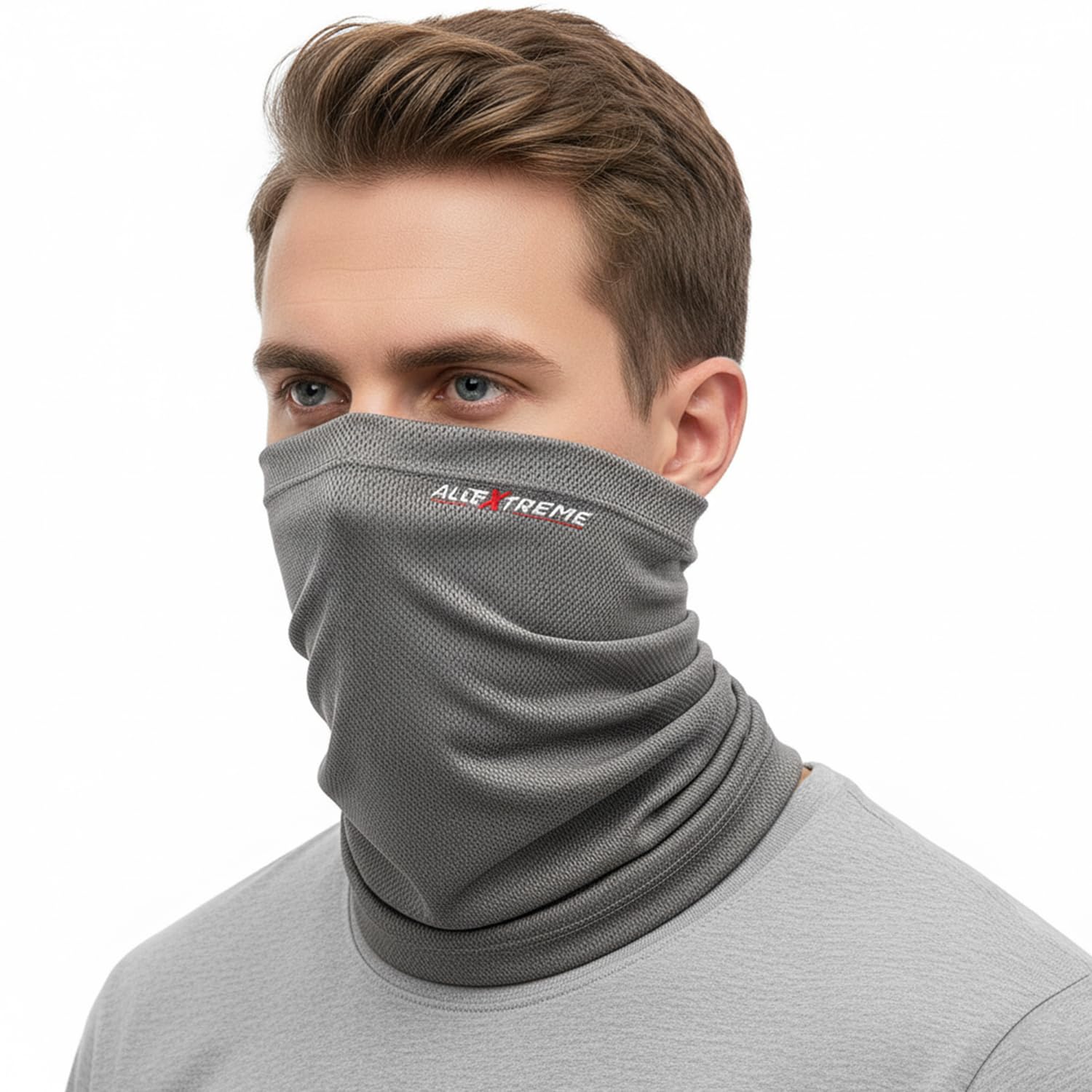 Allextreme Neck Gaiter Bandana For Rider Super Soft Breathable Dryfit Face Mask Uv Sun Protection Neck Cover Scarf Headband Bala