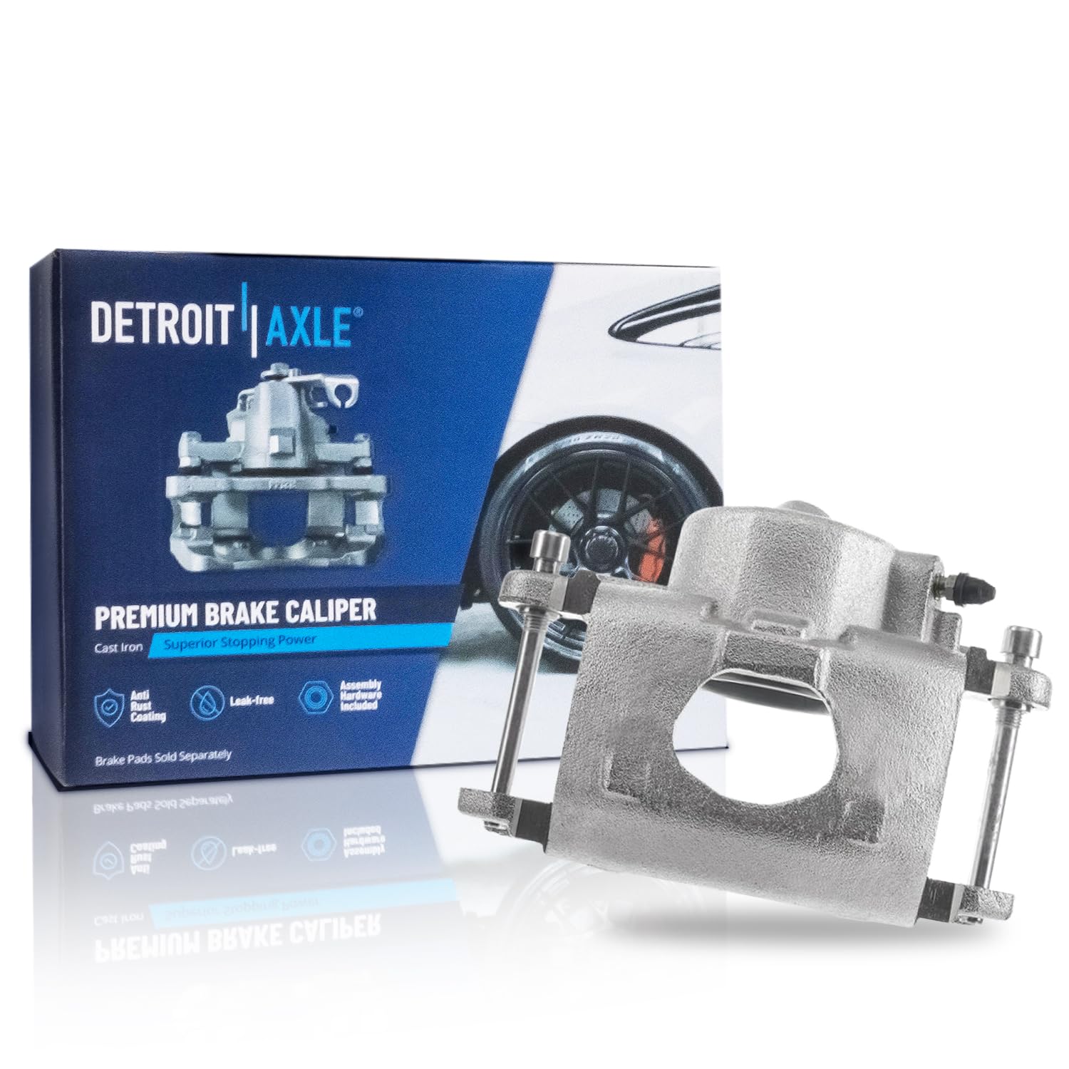 Detroit Axle - Front Right Brake Caliper for Chevy Camaro Impala Astro Pontiac Phoenix GMC C1500 R1500 Safari Buick Roadmaster L