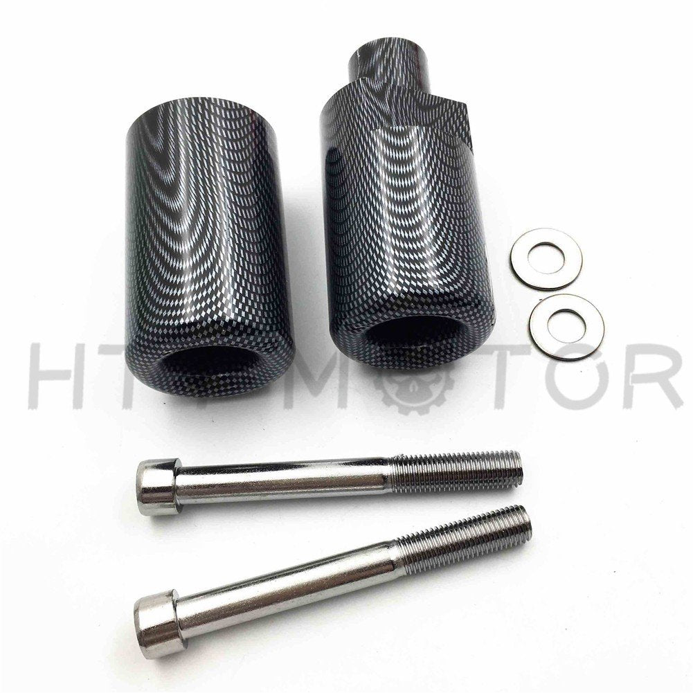 Httmt Mt219-007-Cn Motorcycle No Cut Frame Slider Crash Protector Compatible With 2004 2005 Suzuki Gsxr 600 750 Carbon (Left & R