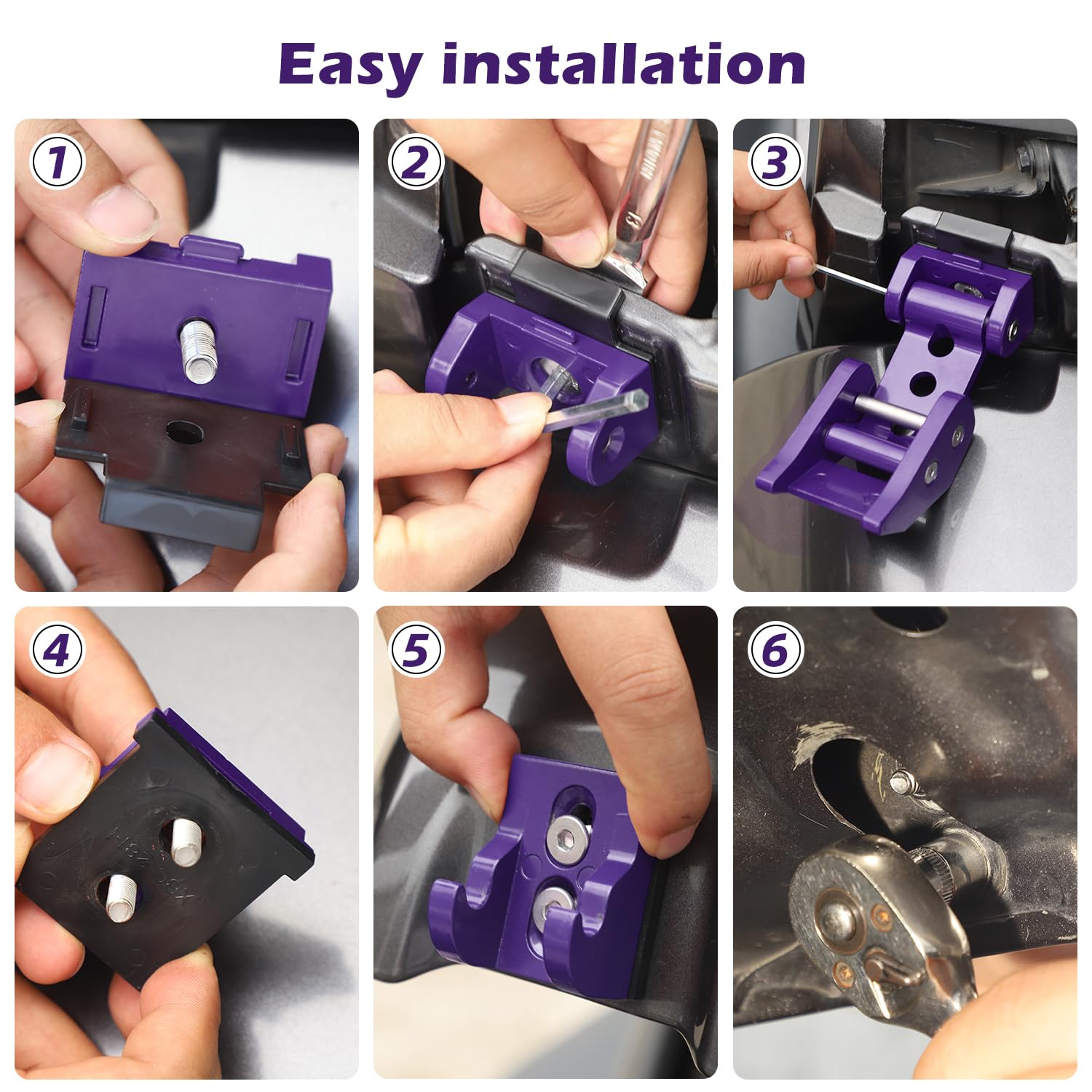 Rt-Tcz For Wrangler Hood Latches Catch Kit Compatible With Jeep Wrangler Jk Jku 2007-2017 Jl Jlu 2018-2025 For Gladiator Jt 2020
