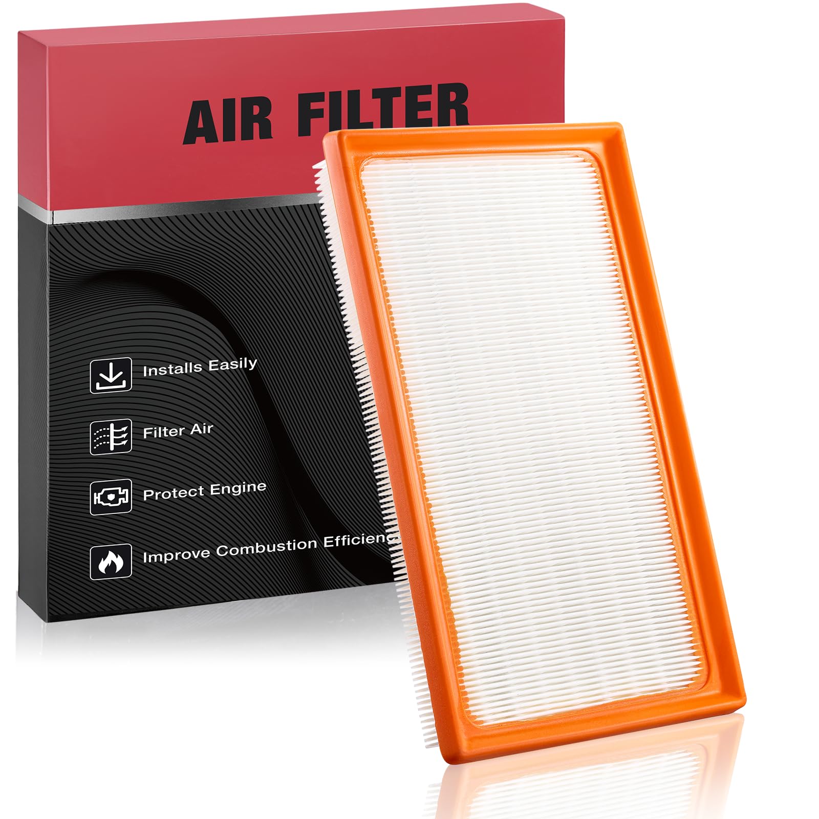 BDFHYK CA12289 Engine Air Filter Compatible with Toyota Camry Corolla Crown Avalon Highlander Corolla Cross RAV4 Sienna C-HR Ven